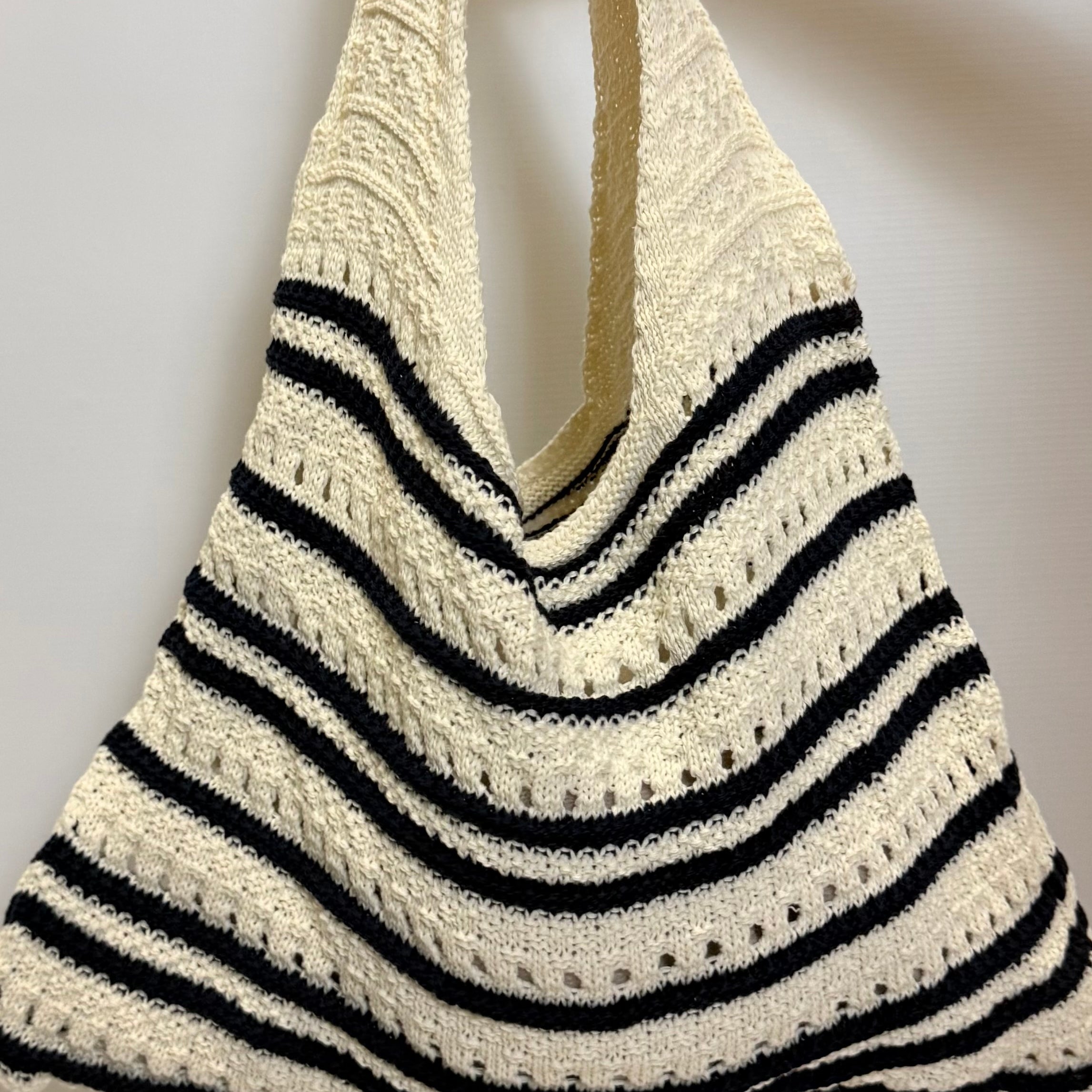 Stripy Crochet Bag