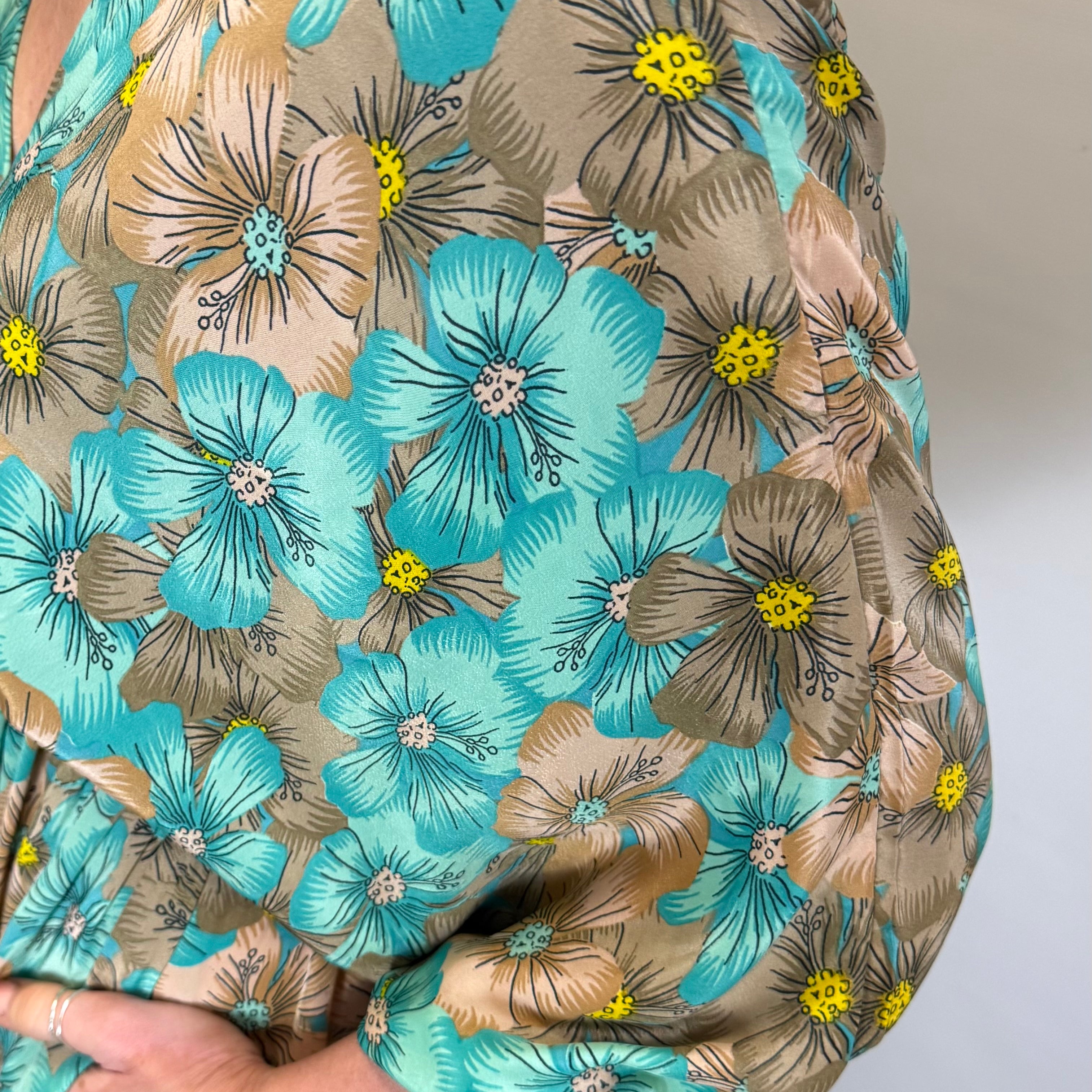 Silk Boho Dress