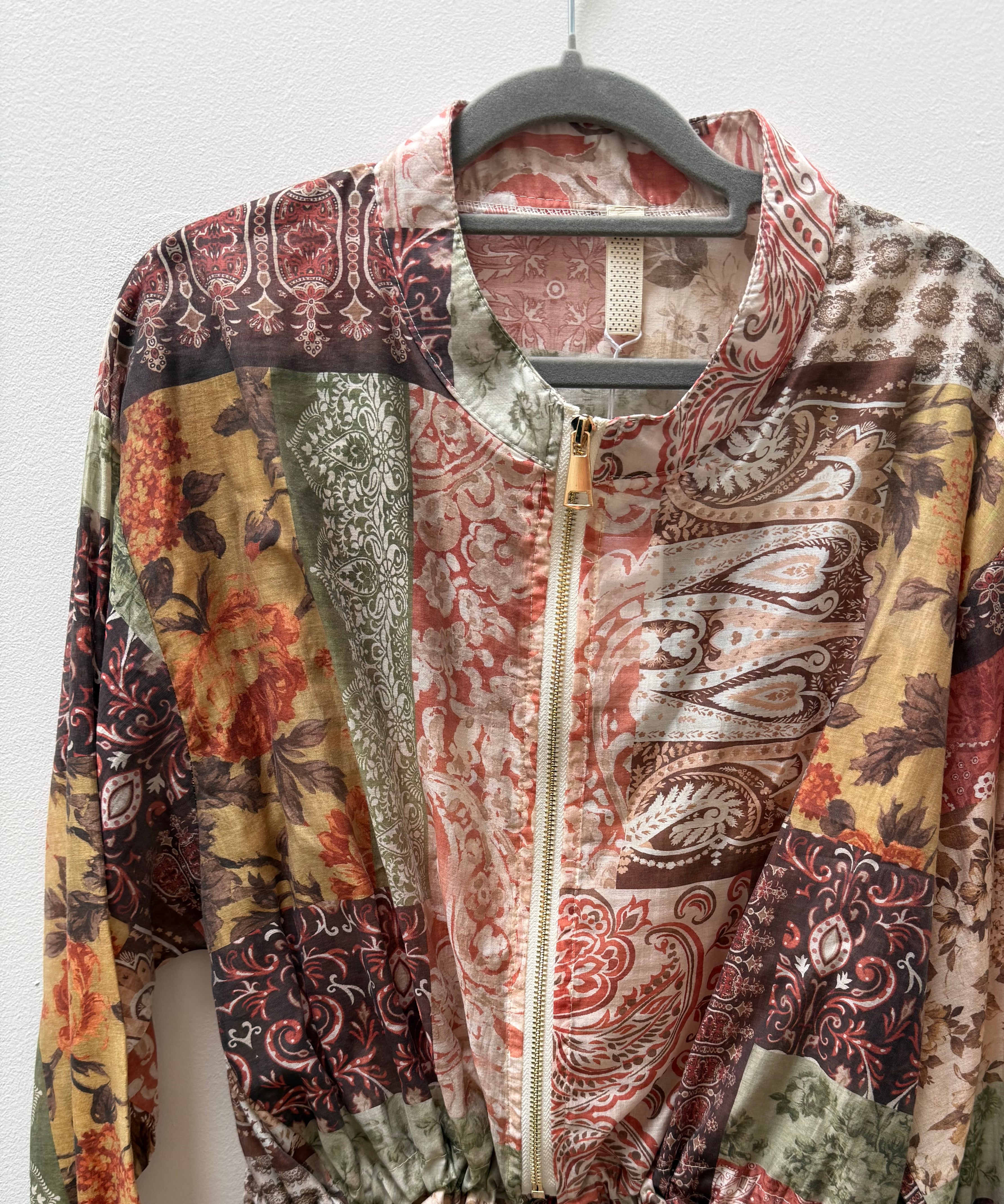 Floral Bomber Jacket
