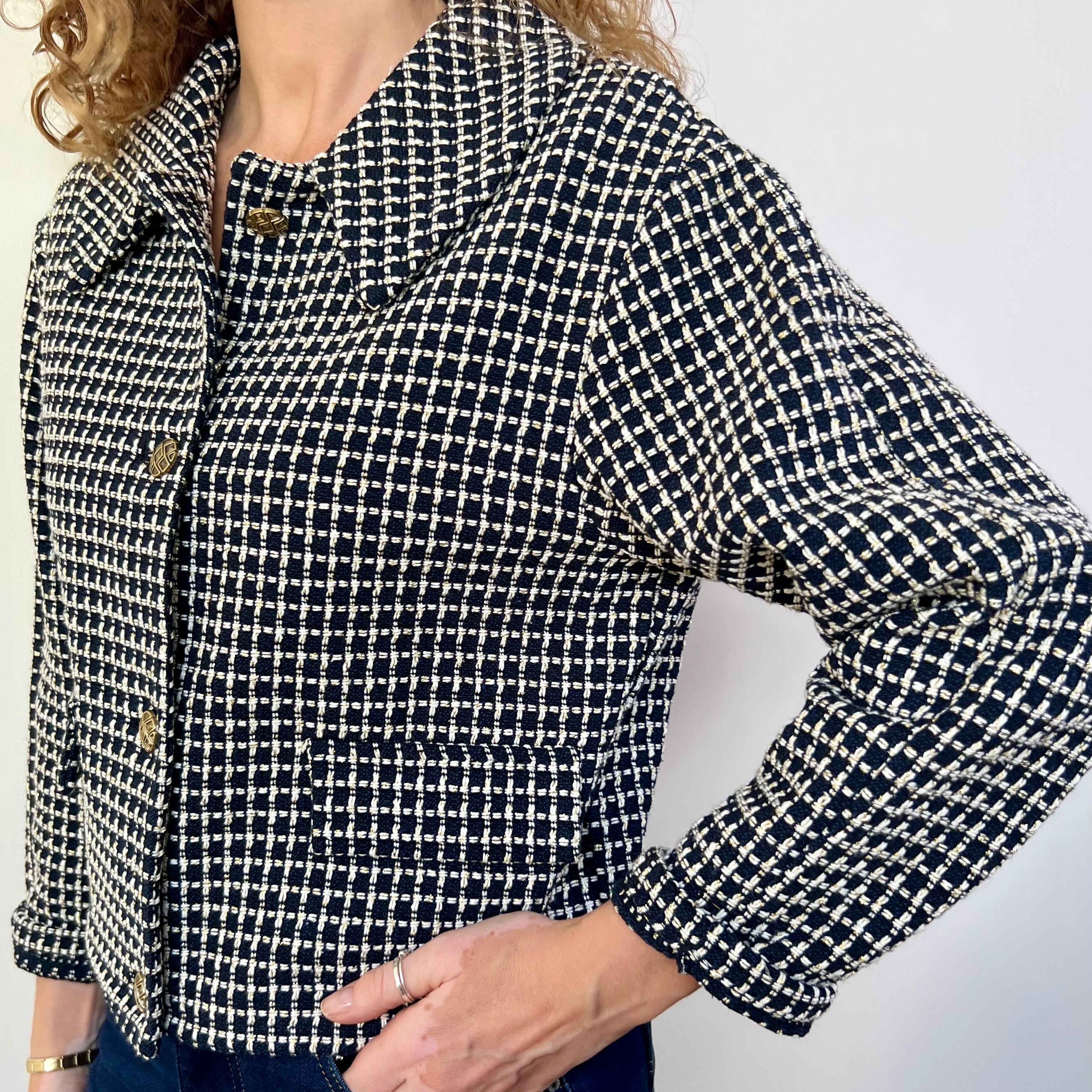Conti Plaid Blazer