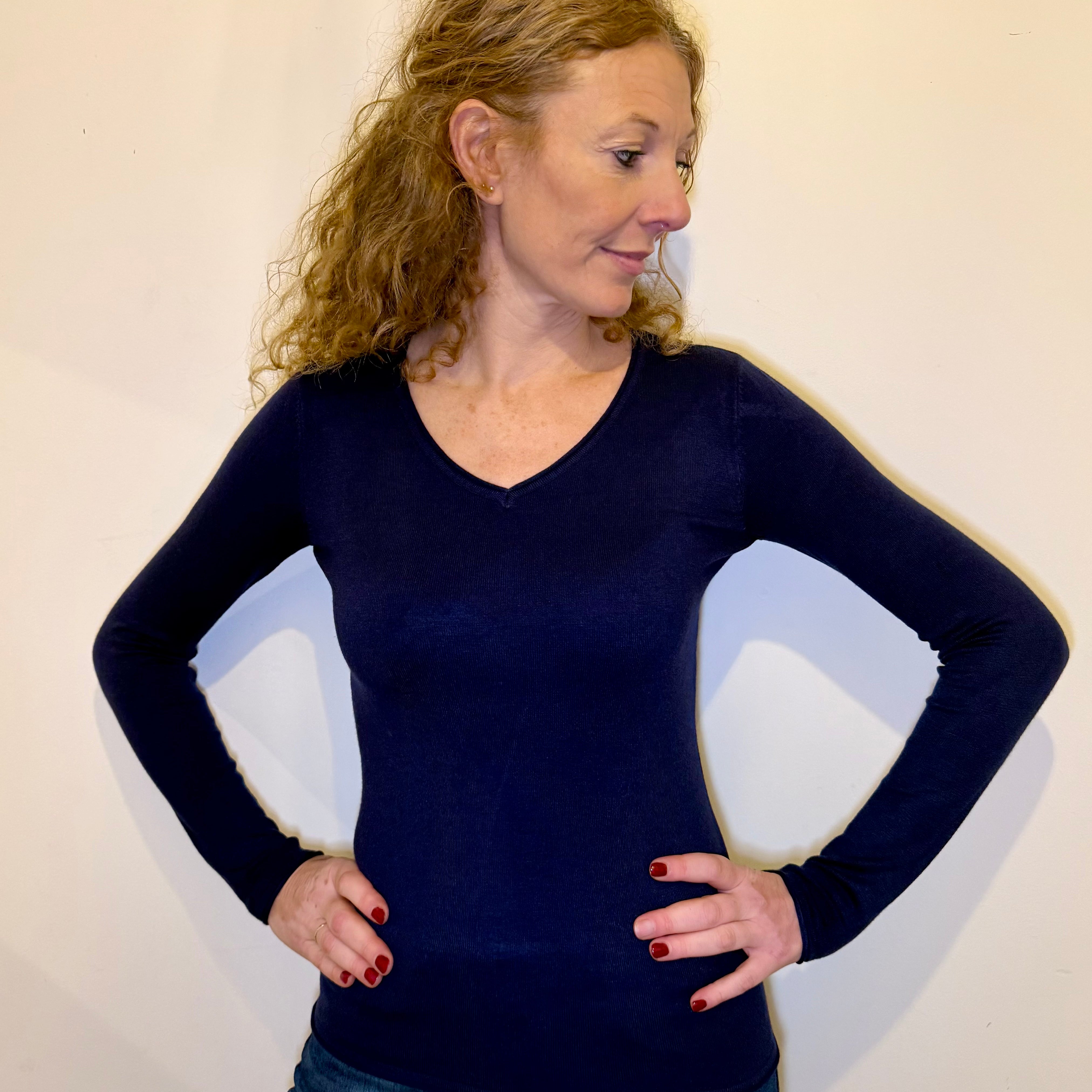 Strati Fitted “Cashmere Feel” Jumper