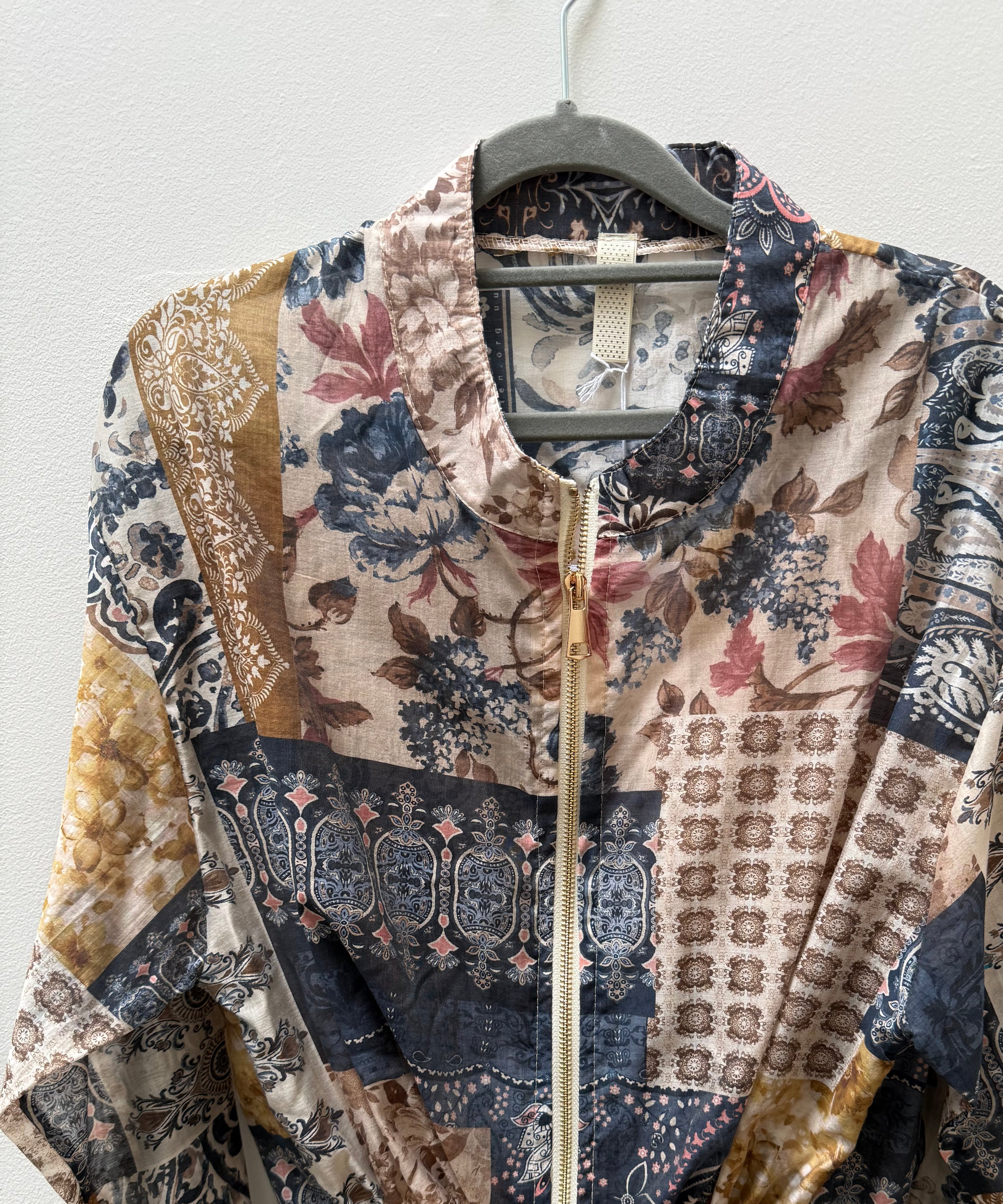 Floral Bomber Jacket