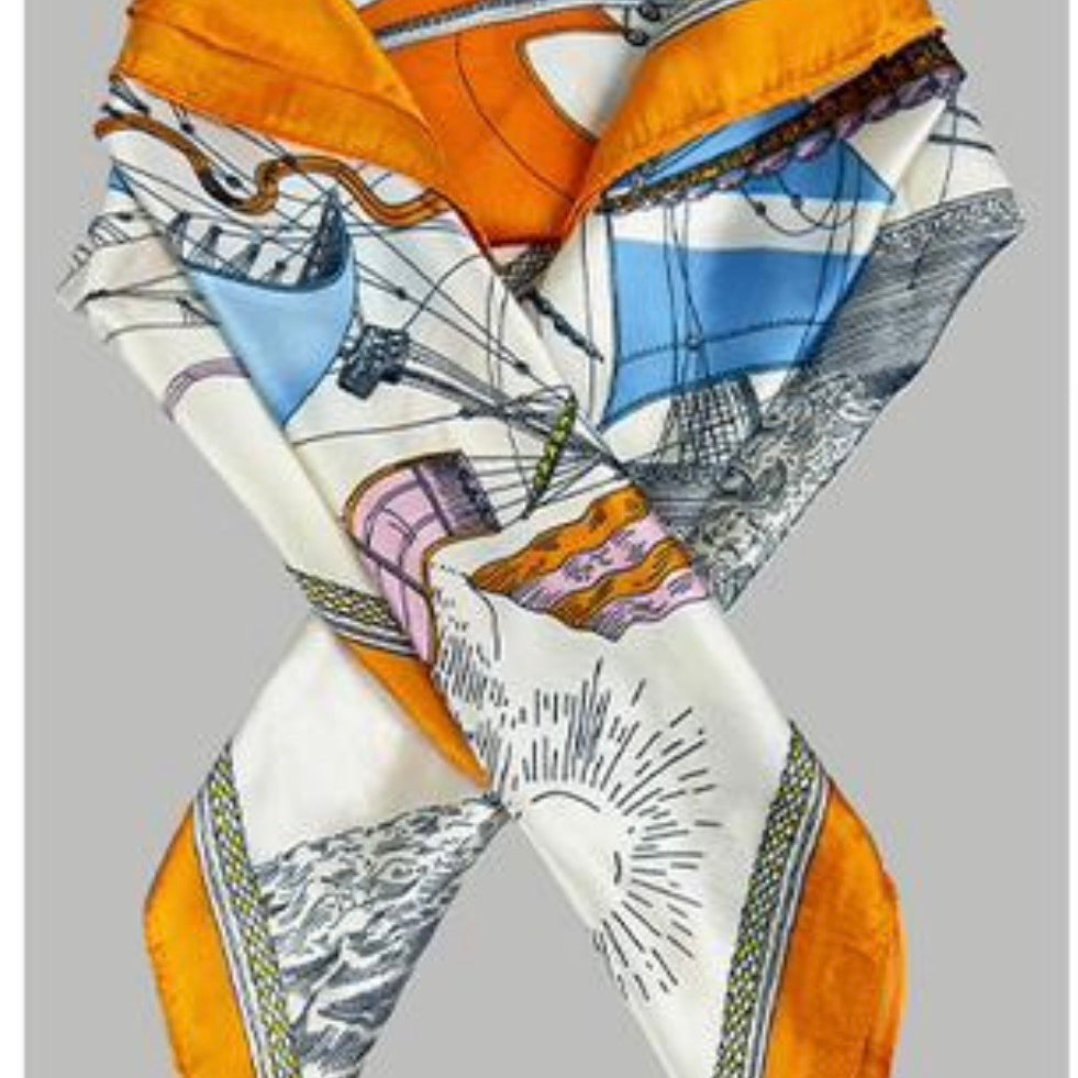 Boat Print Neckerchiefs