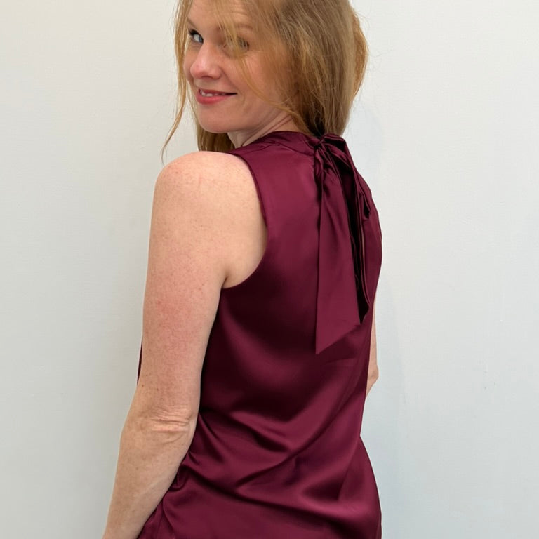 Conti Satin Bow Top