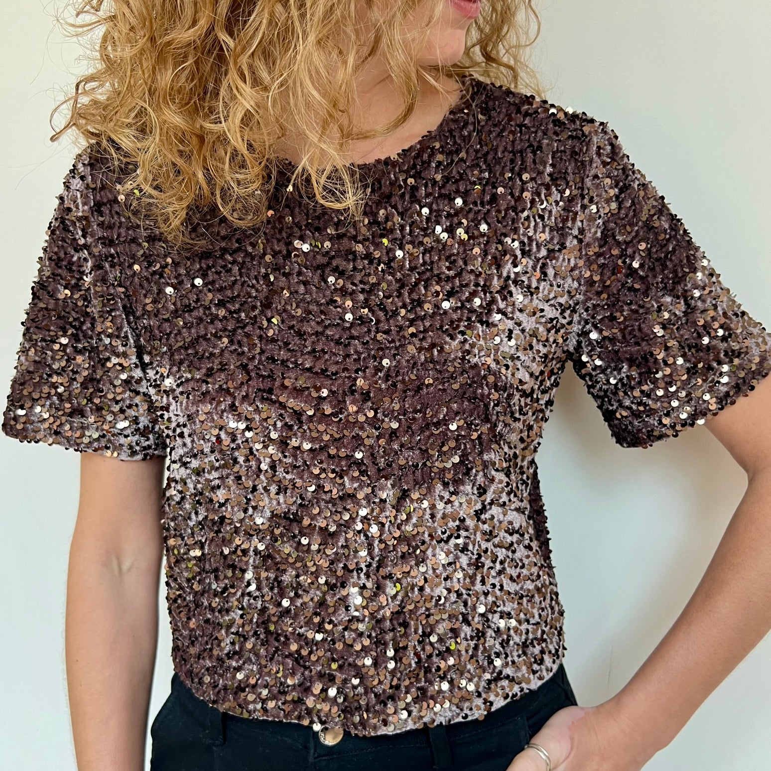 Conti Sequins Top