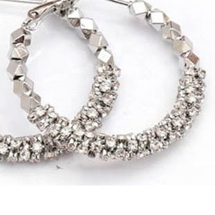 Sparkly Hoops Earrings