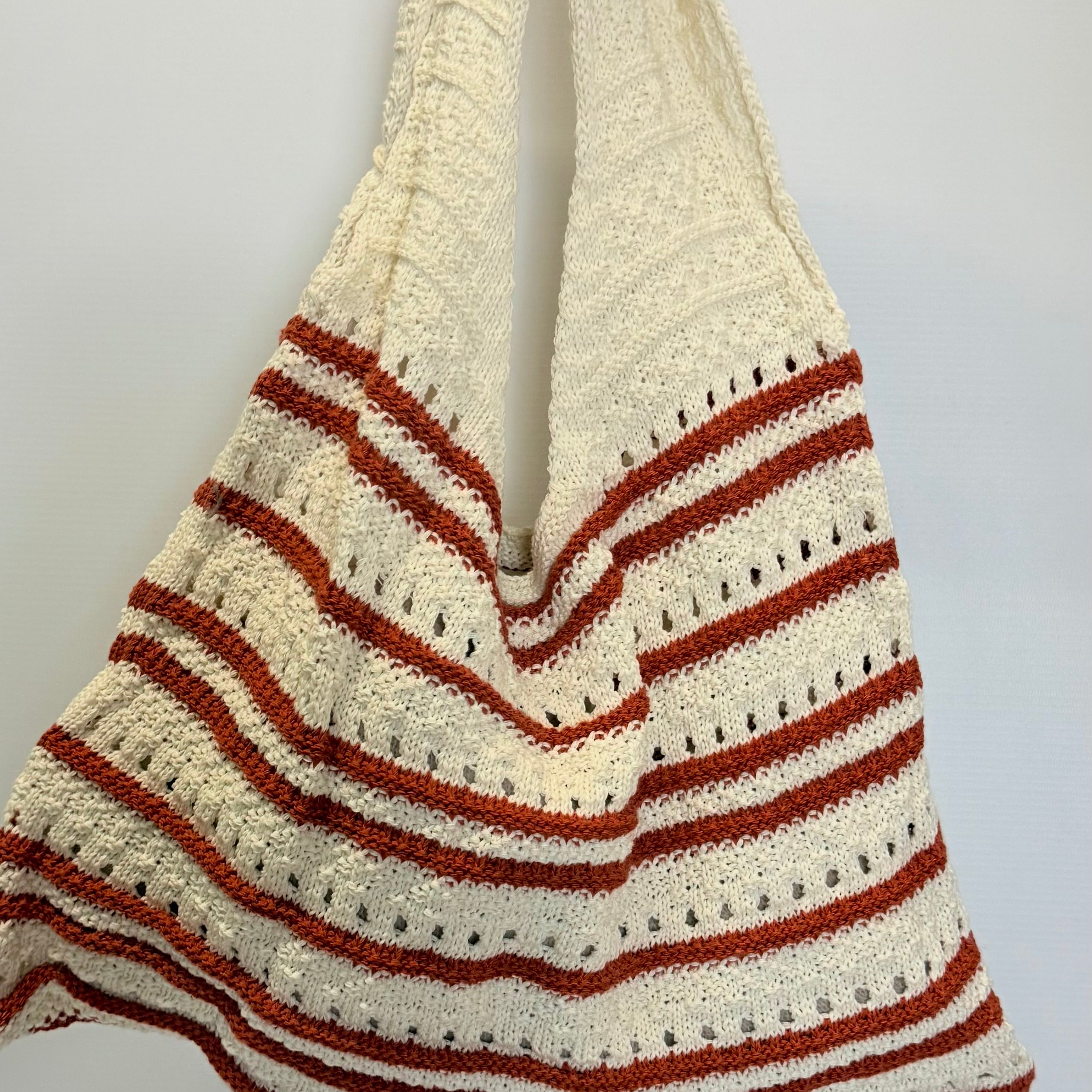Stripy Crochet Bag