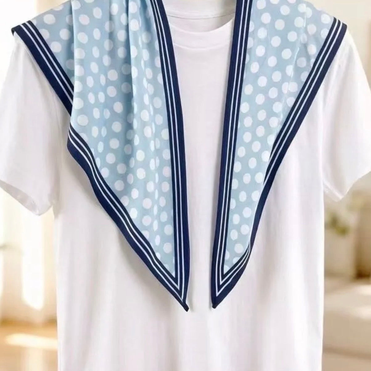 Polkadots Print Triangle Neckerchiefs