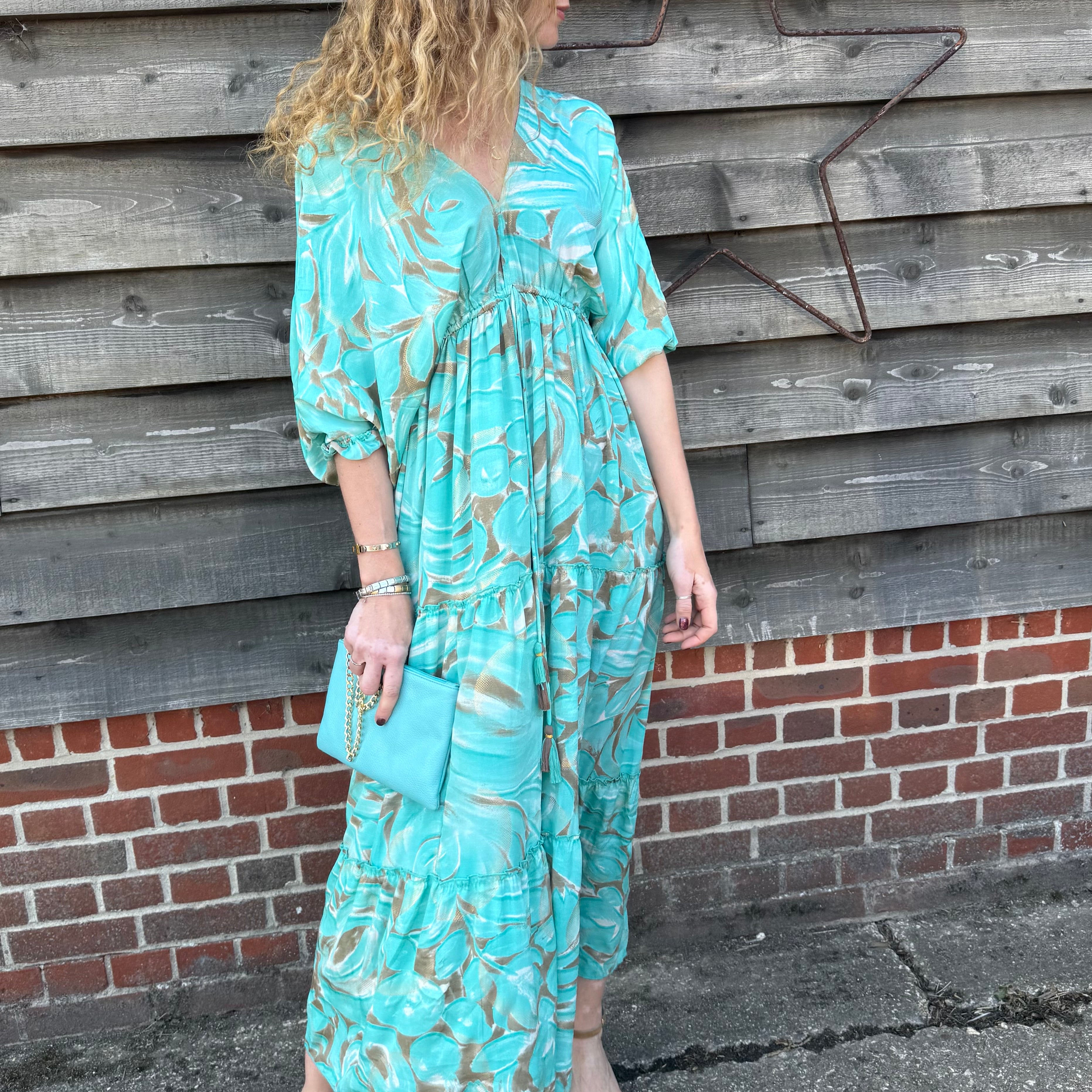 Conti Silk Boho Dress