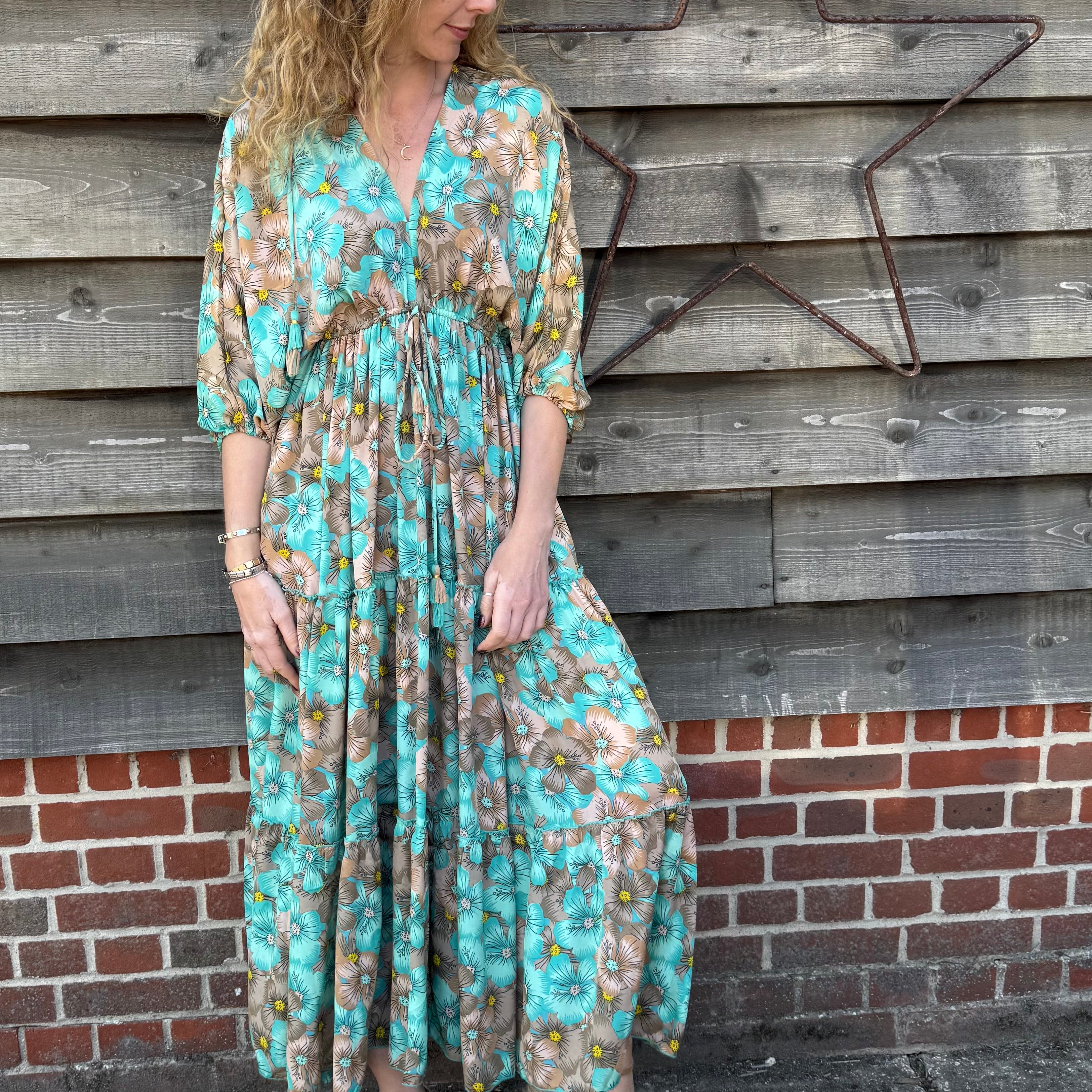 Conti Silk Boho Dress