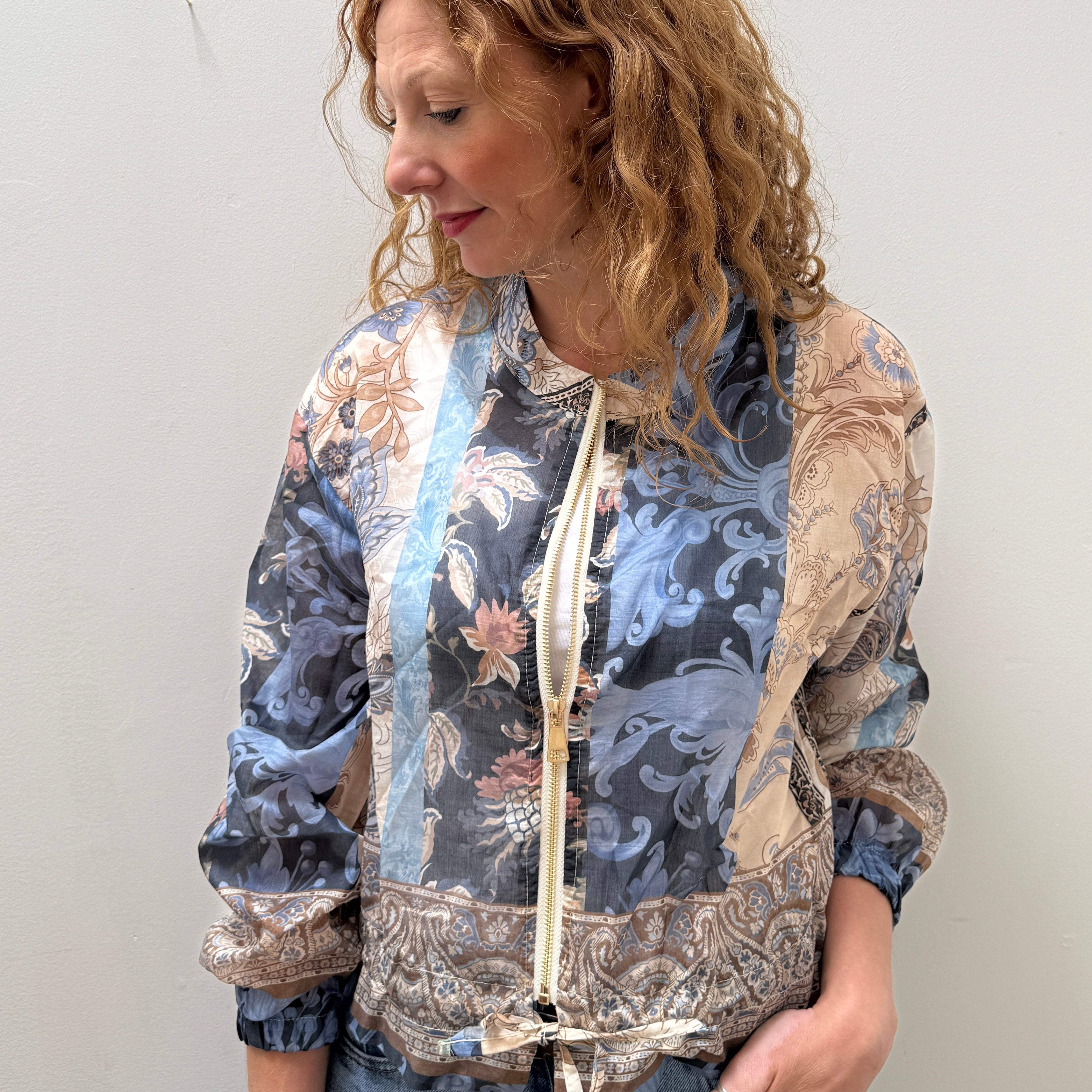 Floral Bomber Jacket