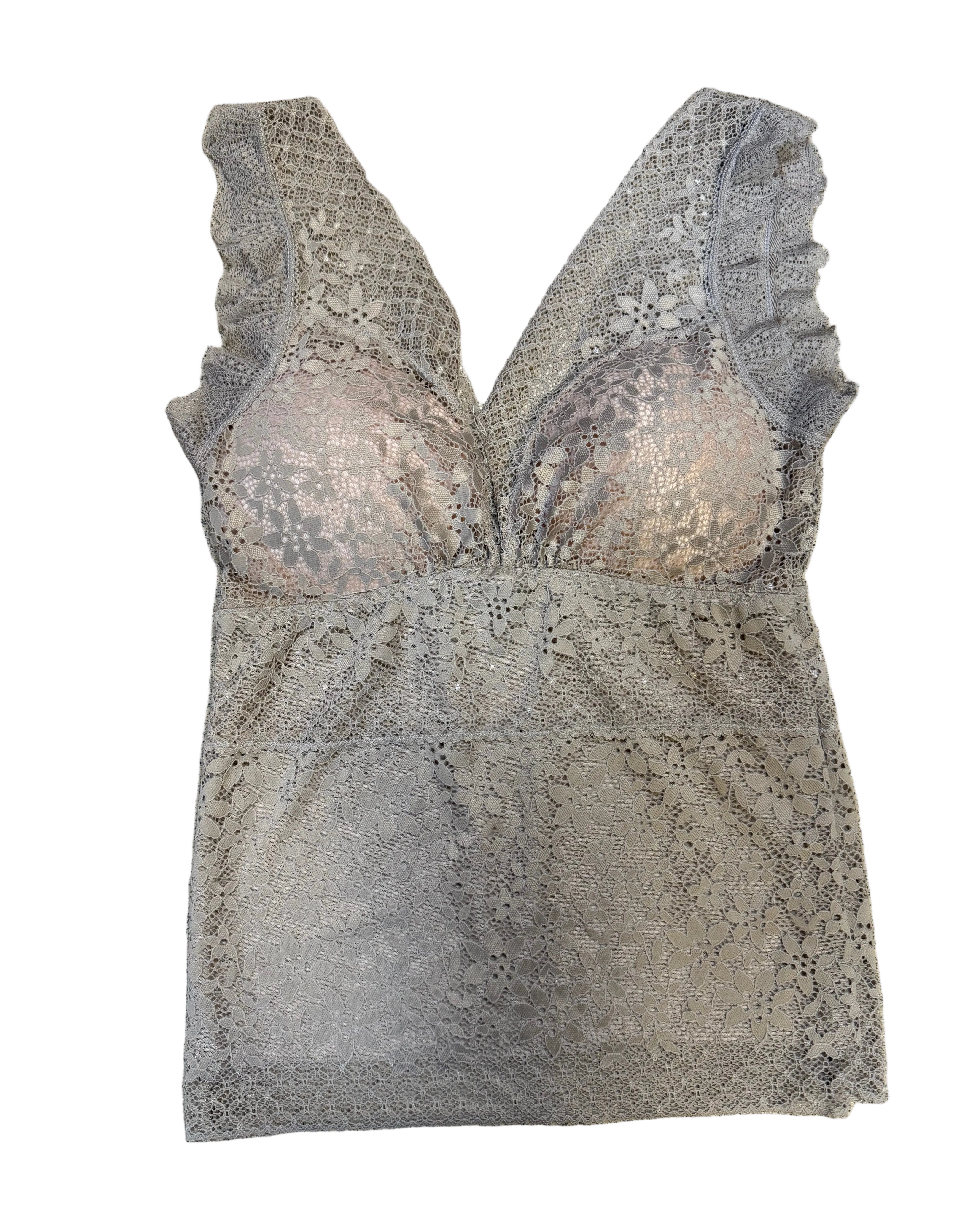 Pair of lace lingerie on a textured surface
