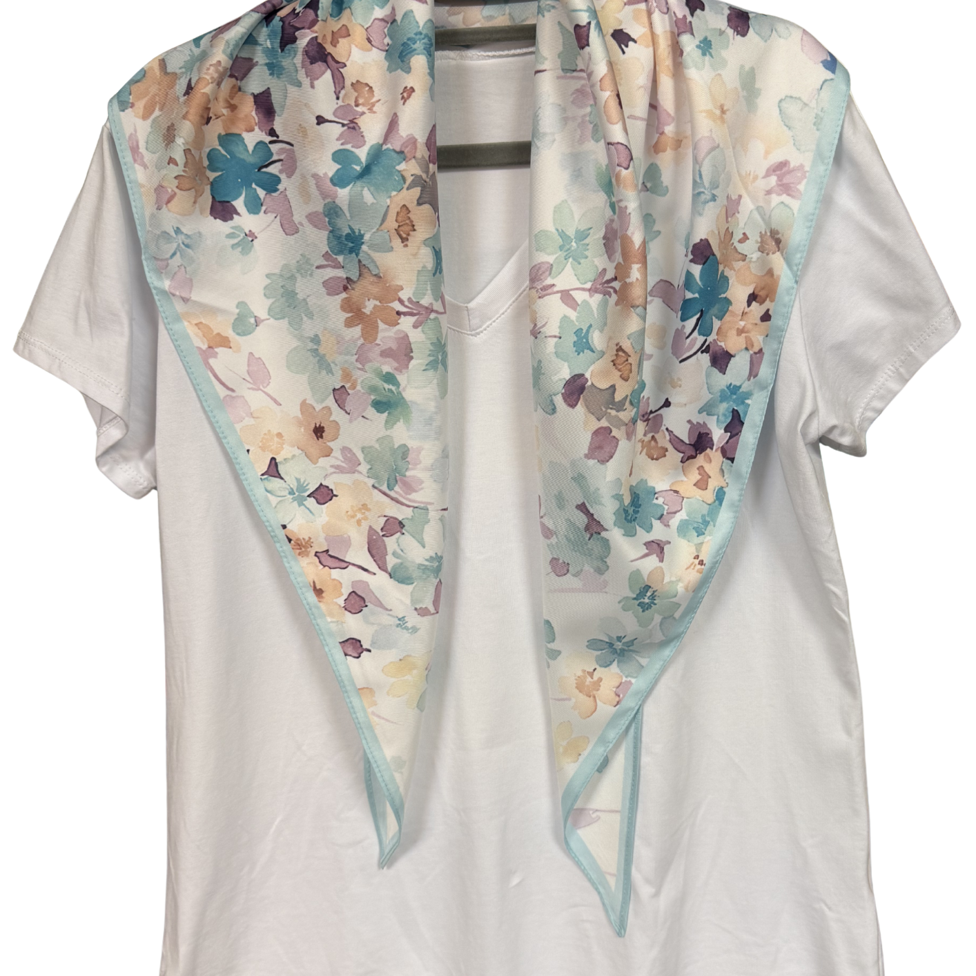 Flowers Print Triangle Neckerchiefs