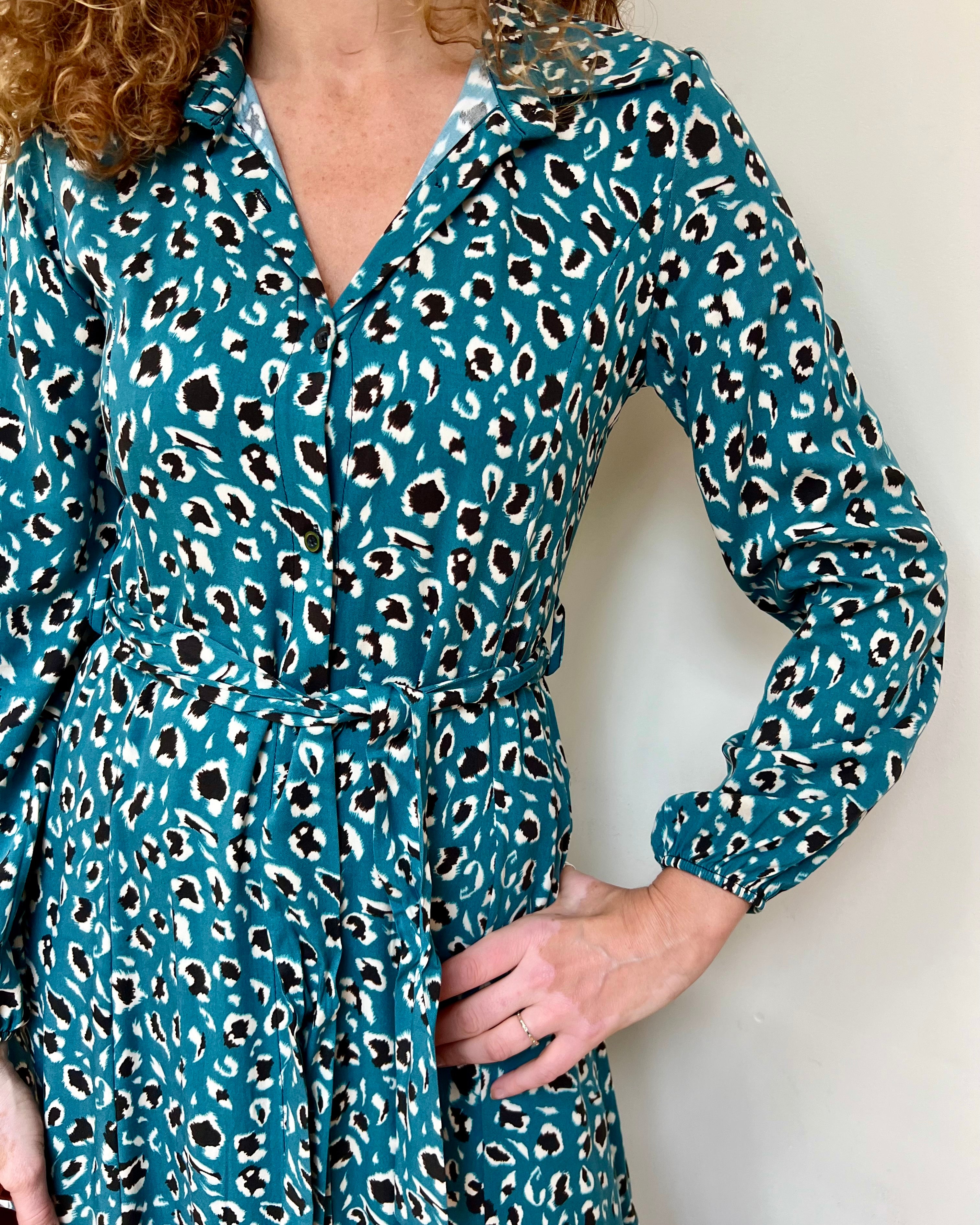 leopard print dress