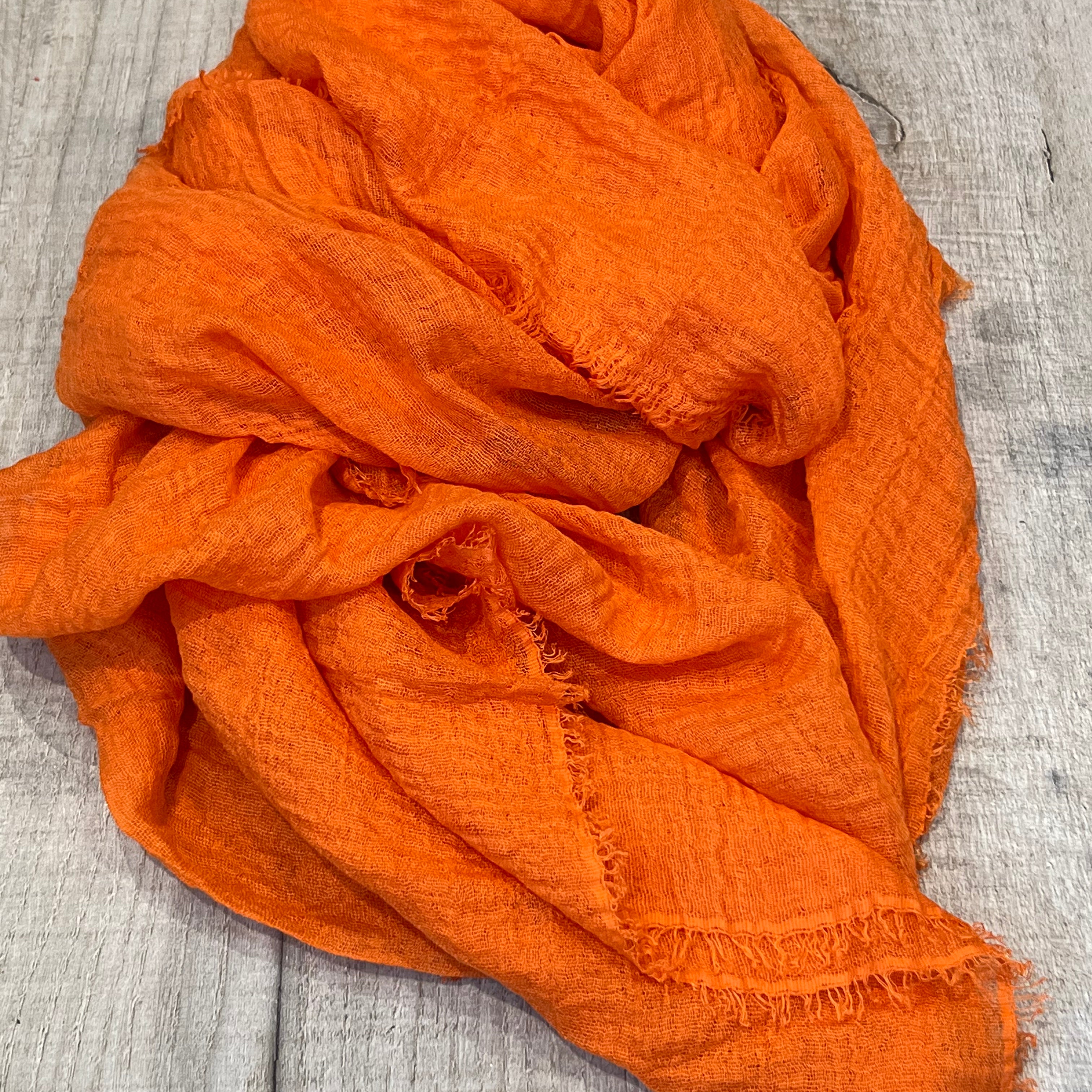 strati scarf orange