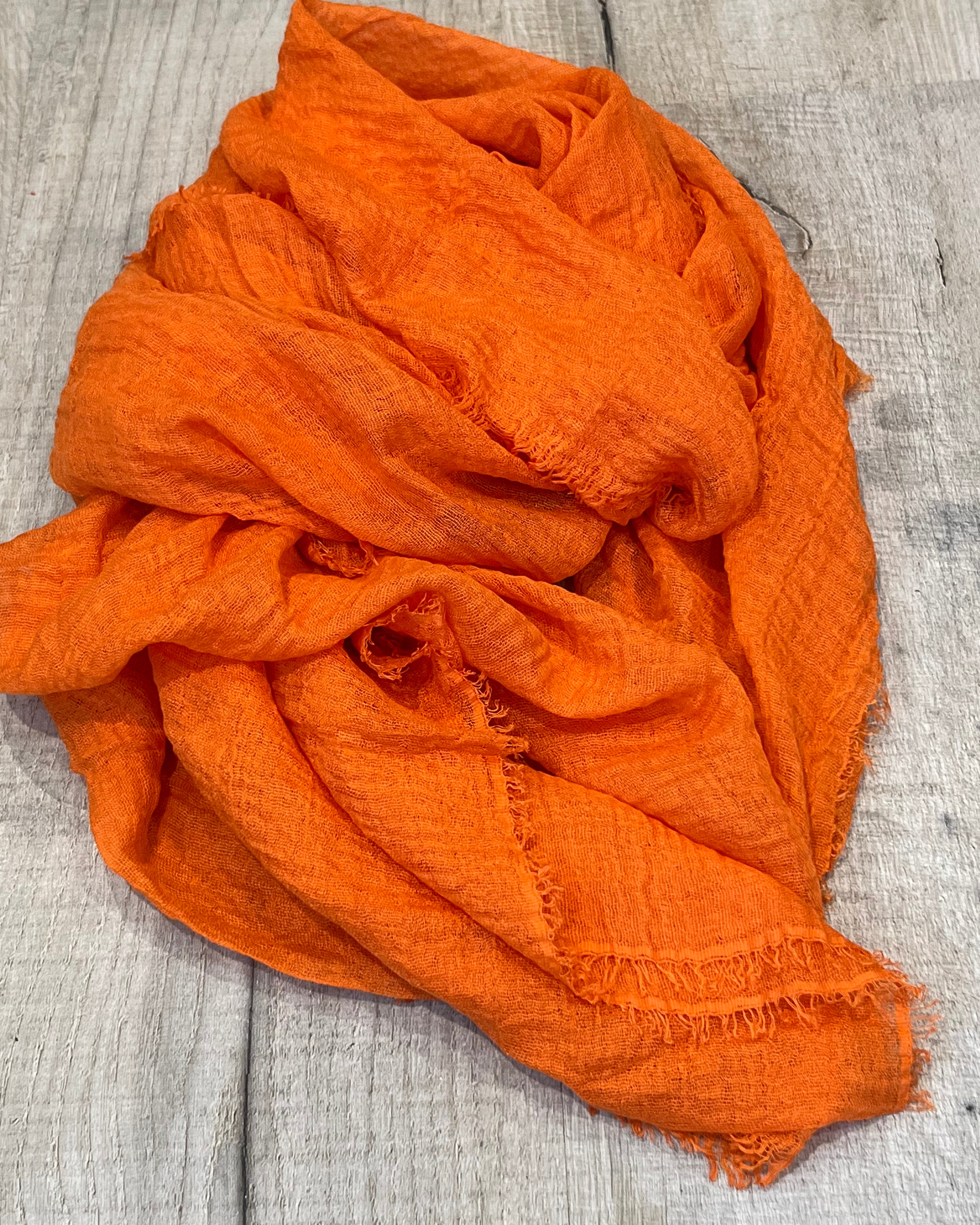 strati scarf orange