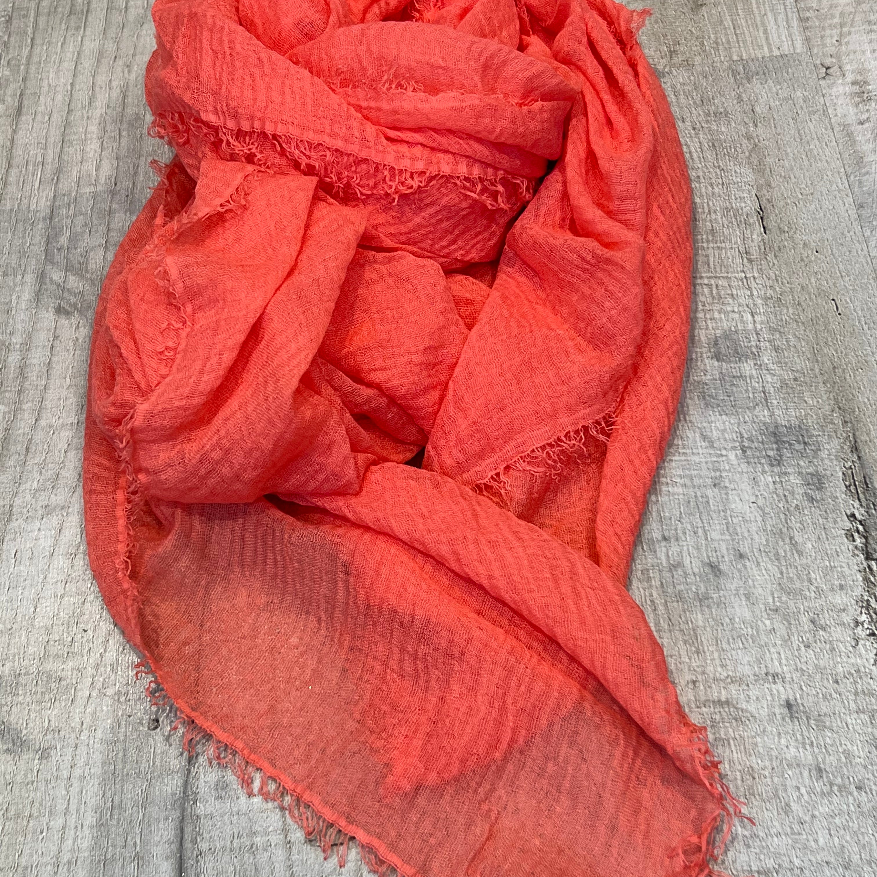 strati scarf orange