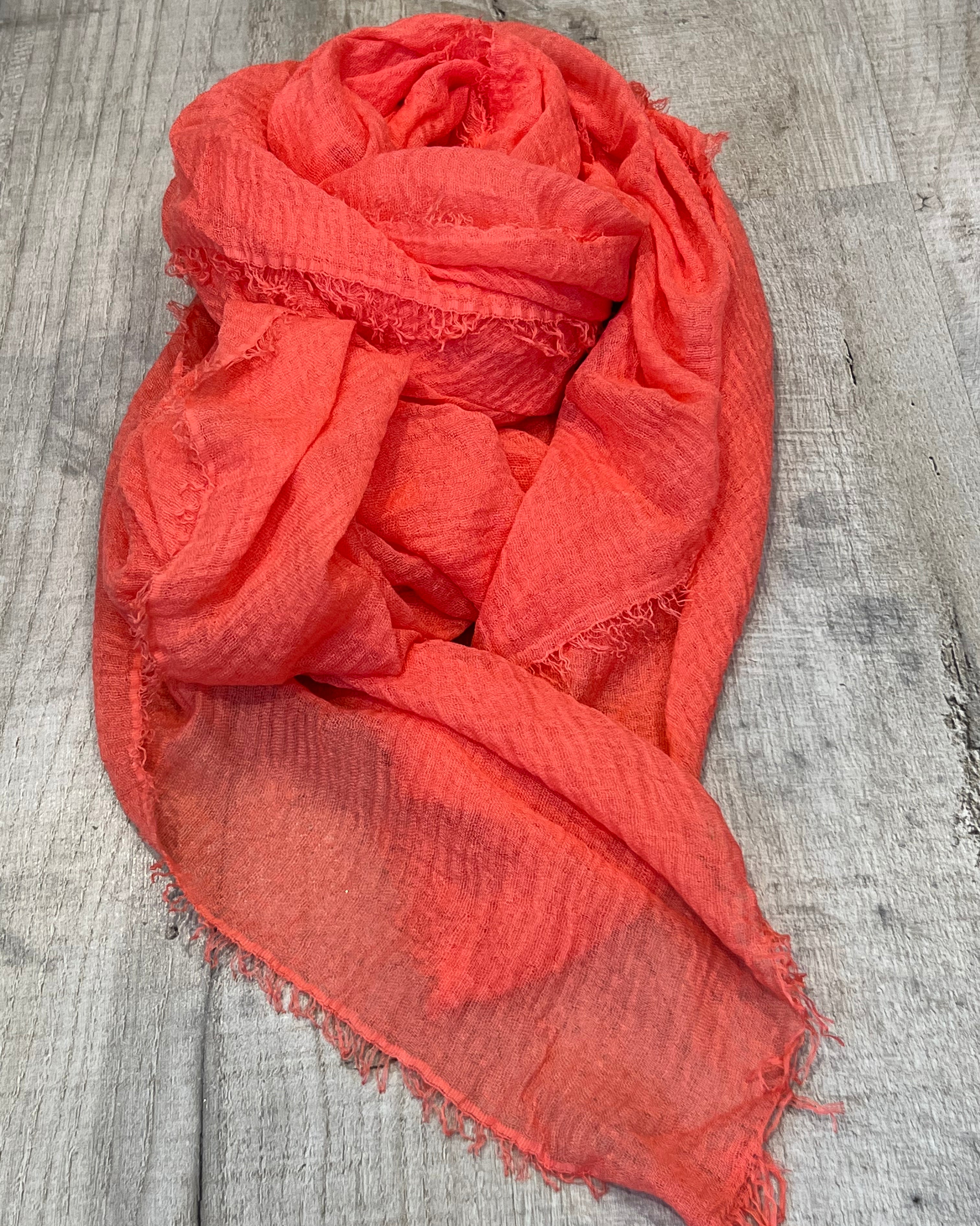 strati scarf orange