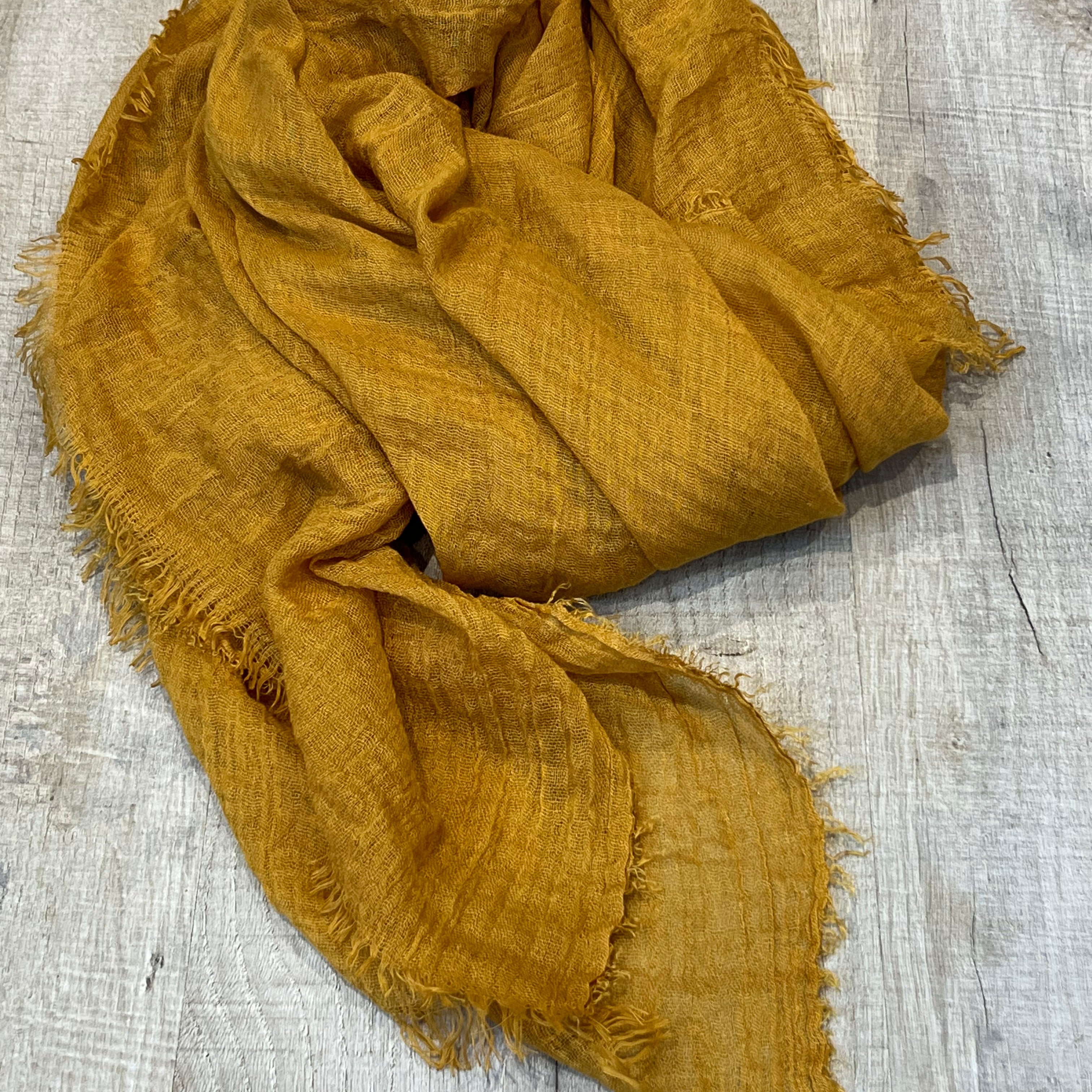 strati scarf yellow