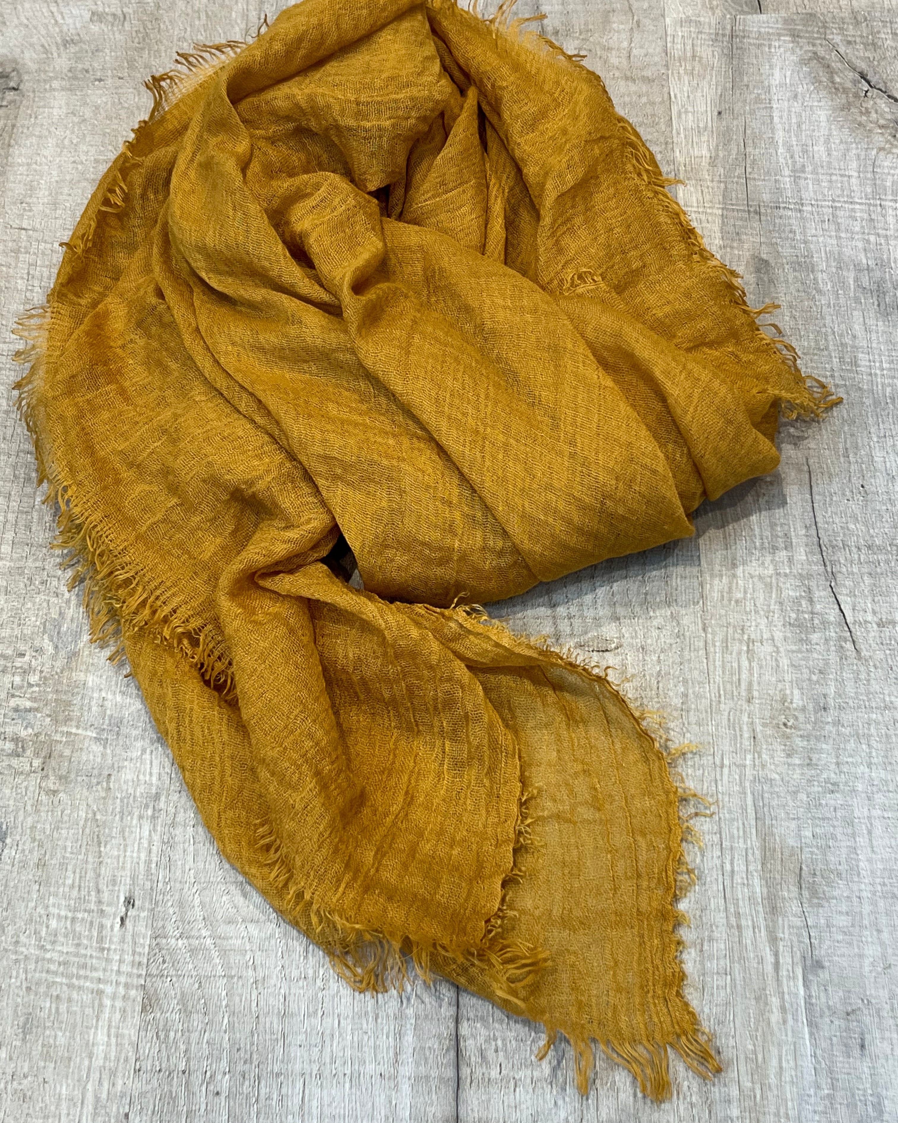 strati scarf yellow