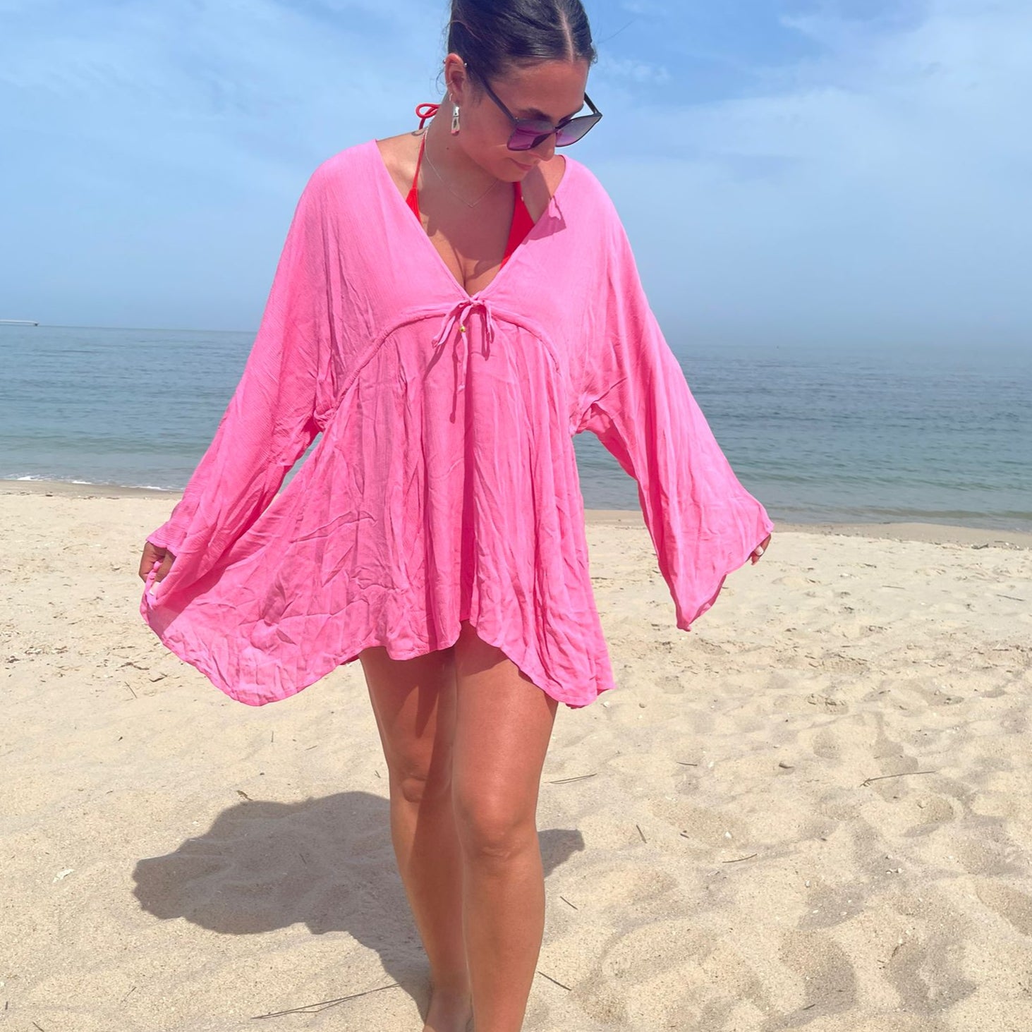 skye kaftan dress