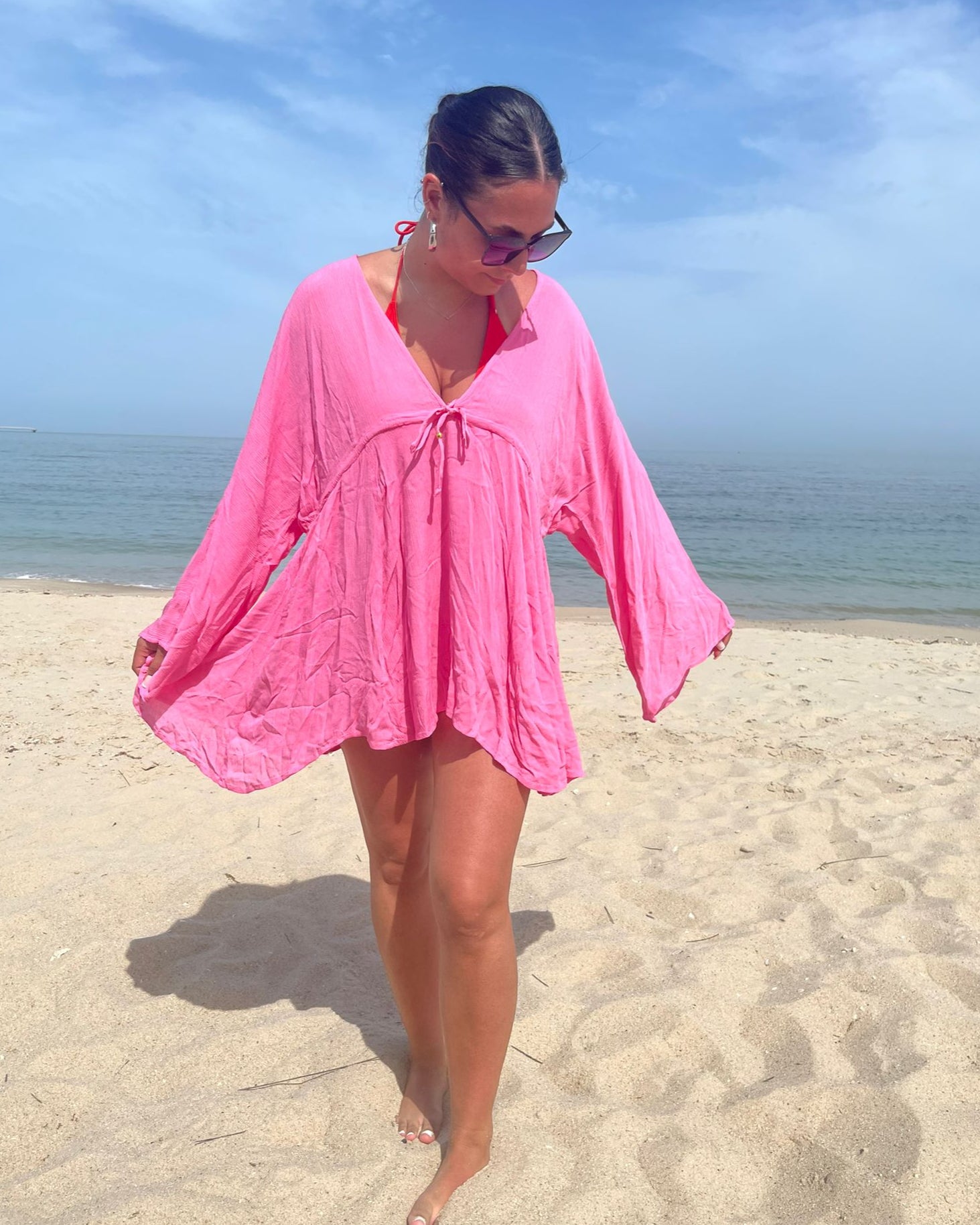 skye kaftan dress