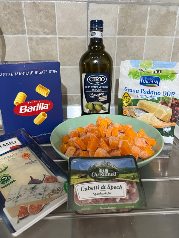 Pasta con la zucca
