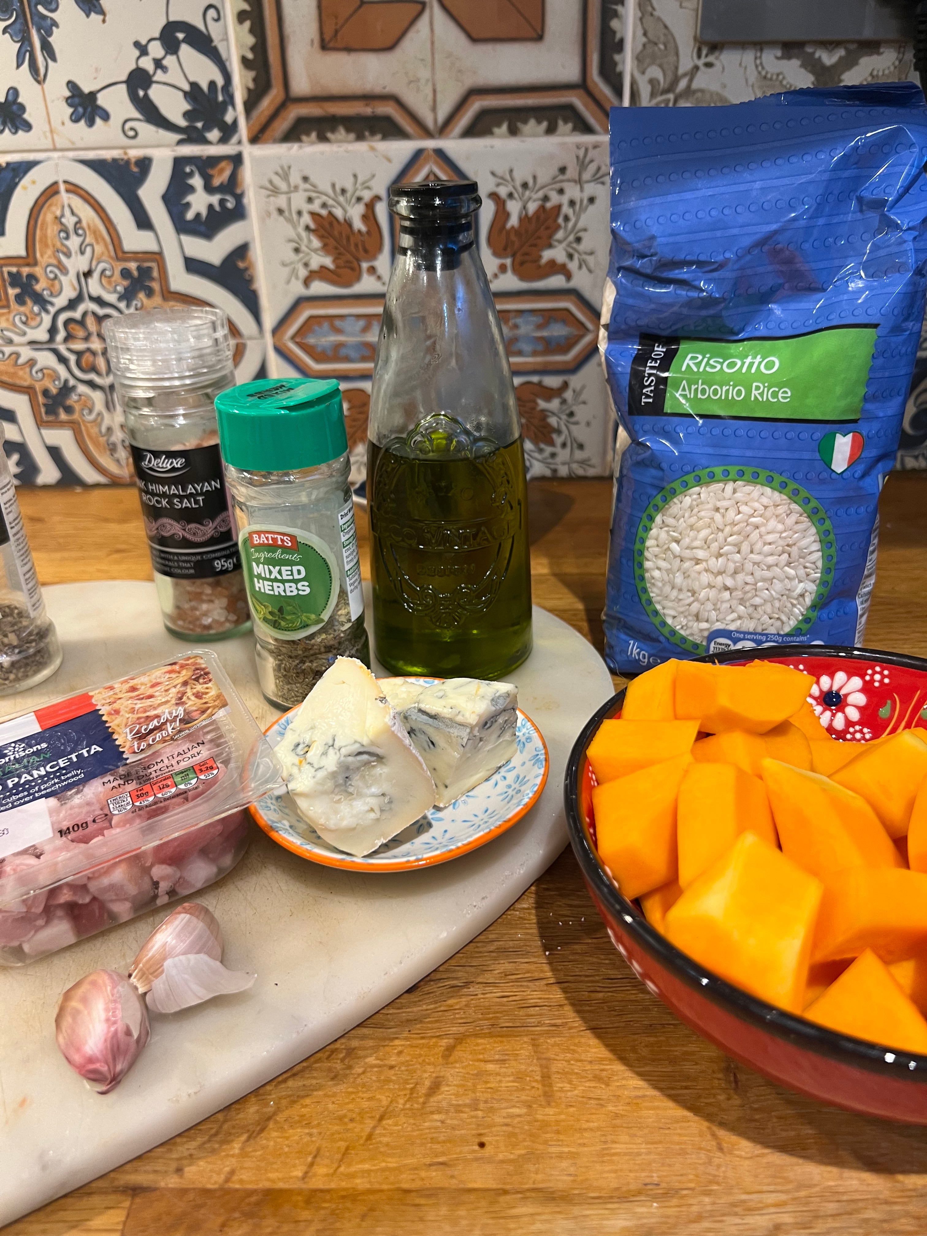 Risotto con la zucca