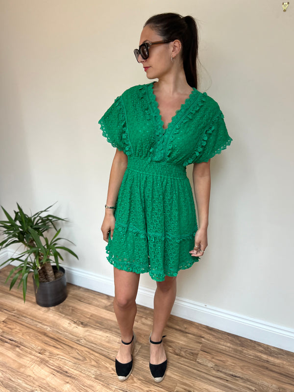 Conti Short Lace Dress