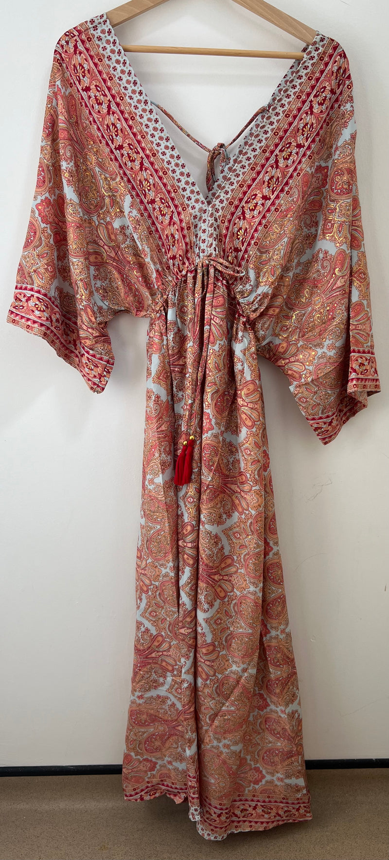 Sage Silk Dress