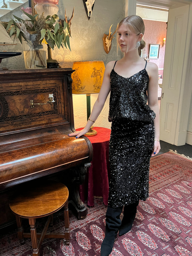 Conti Sequins Skirt