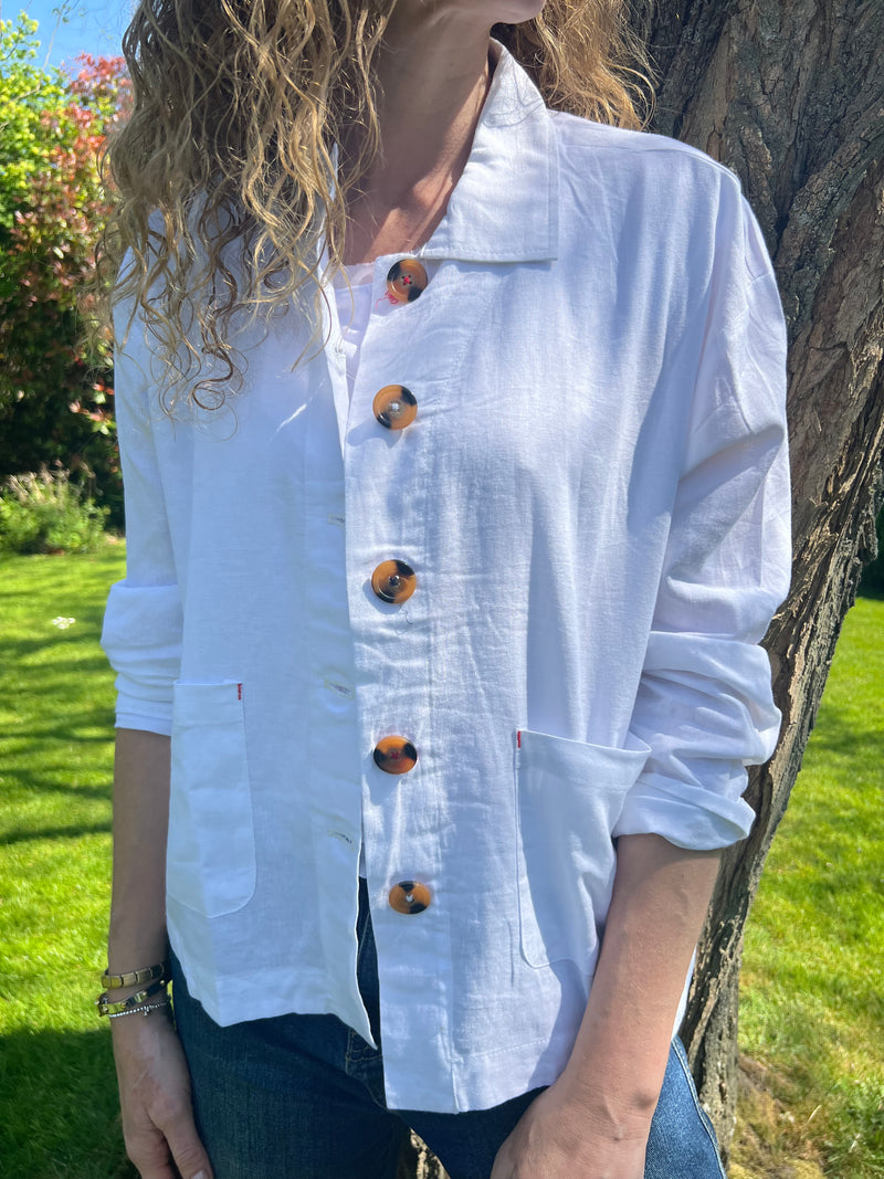 Skyla Linen Mix Jacket