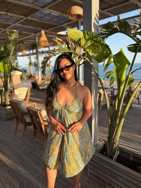 Jade Silk Dress
