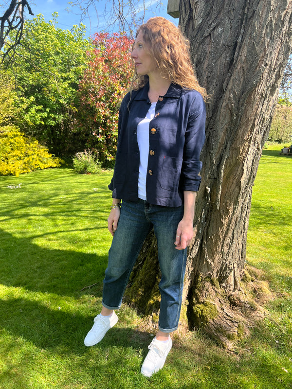 Skyla Linen Mix Jacket