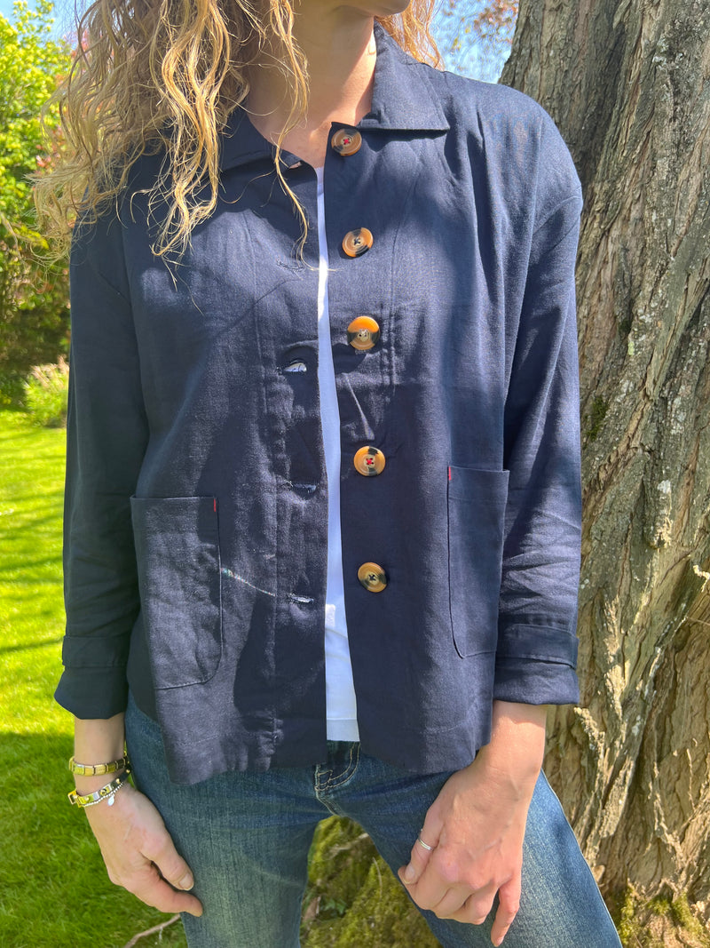 Skyla Linen Mix Jacket