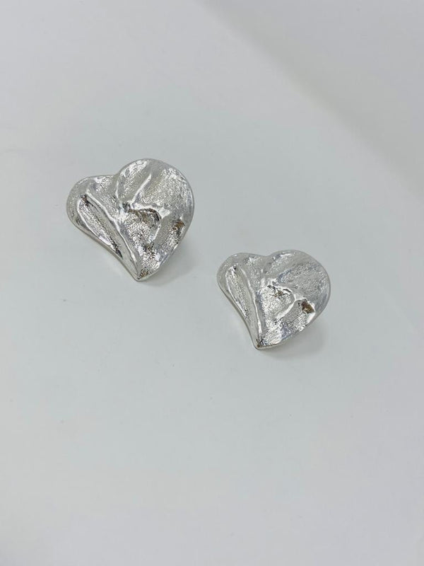 Metal Hearts Earrings