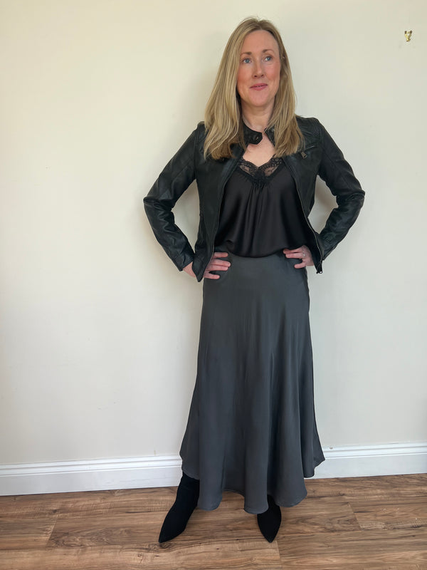 Conti Satin Skirt