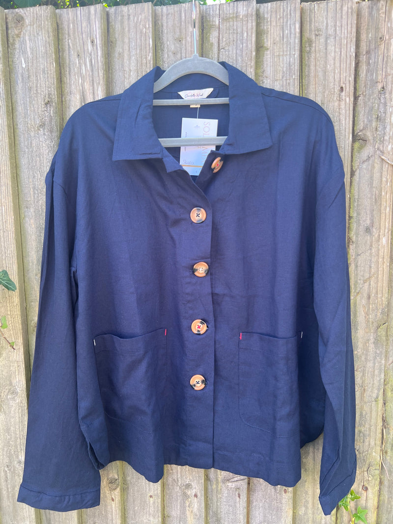 Skyla Linen Mix Jacket