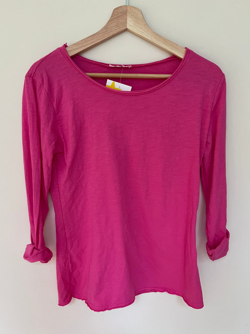 Strati cotton Long Sleeve Top