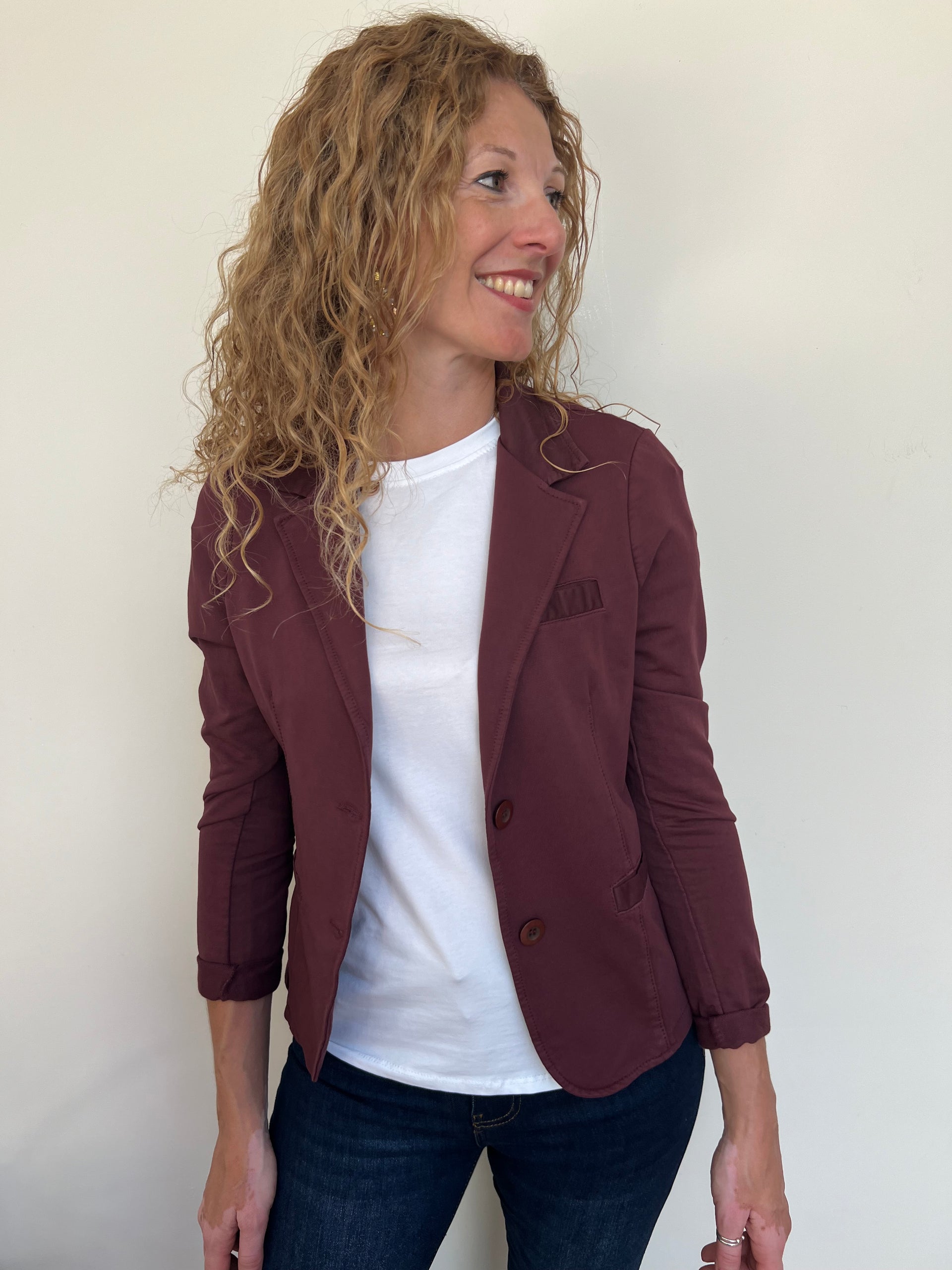 Lucy Blazer S/M Maroon - Main Image