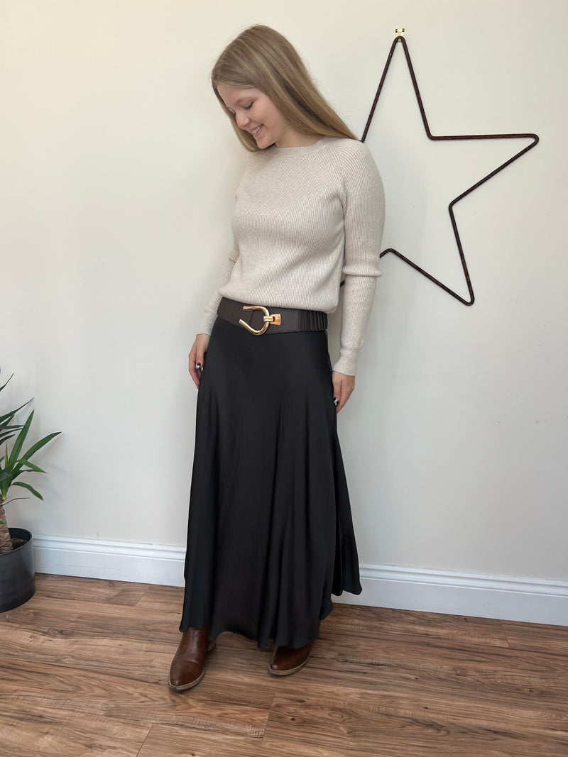 Conti Satin Skirt