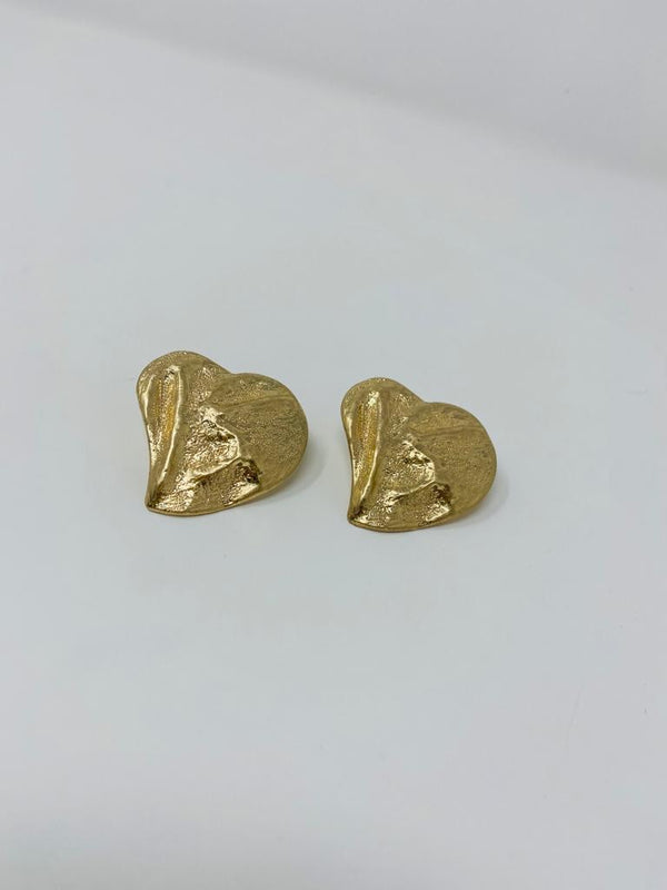 Metal Hearts Earrings