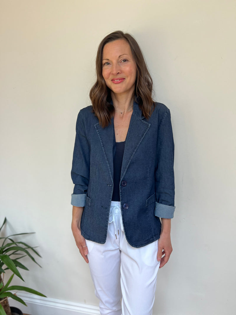 Clara Denim Blazer