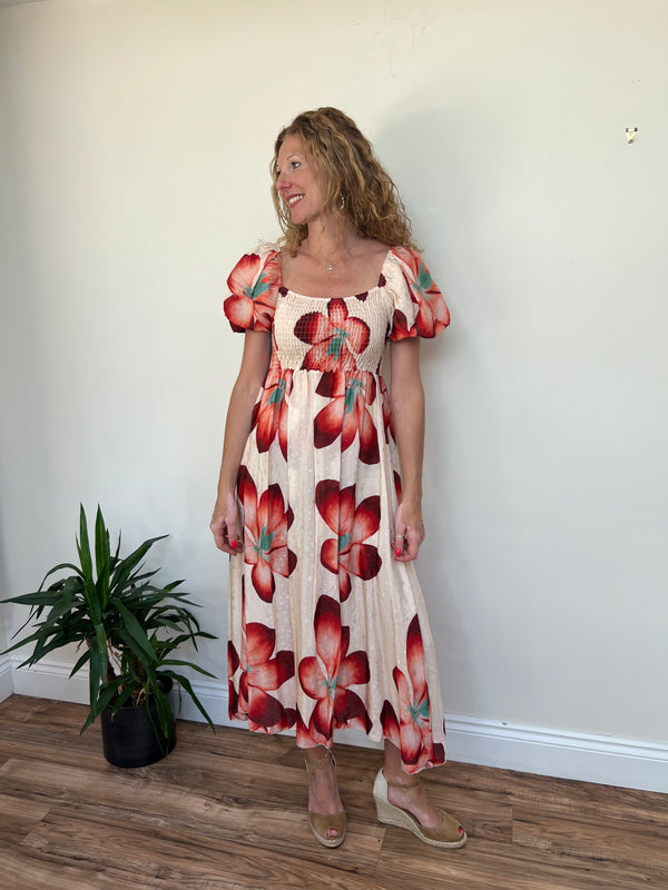 Conti Bold Flowers Dress