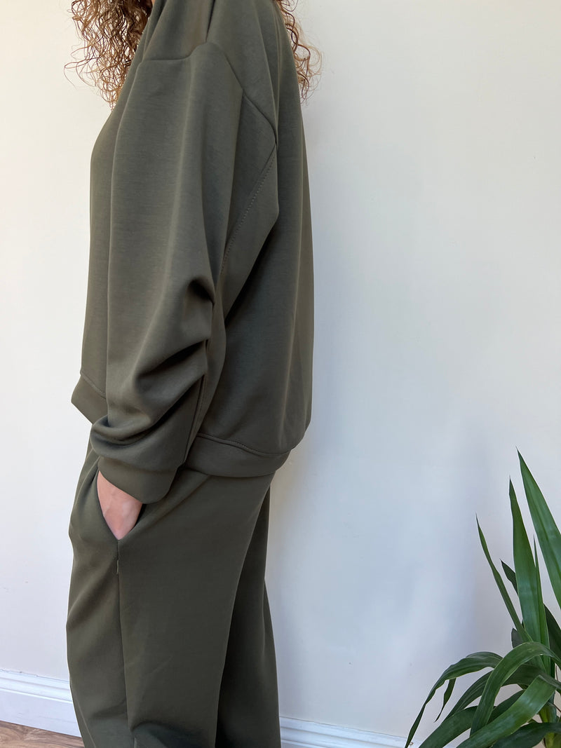 Comfy Jumper Ruched Sleeves