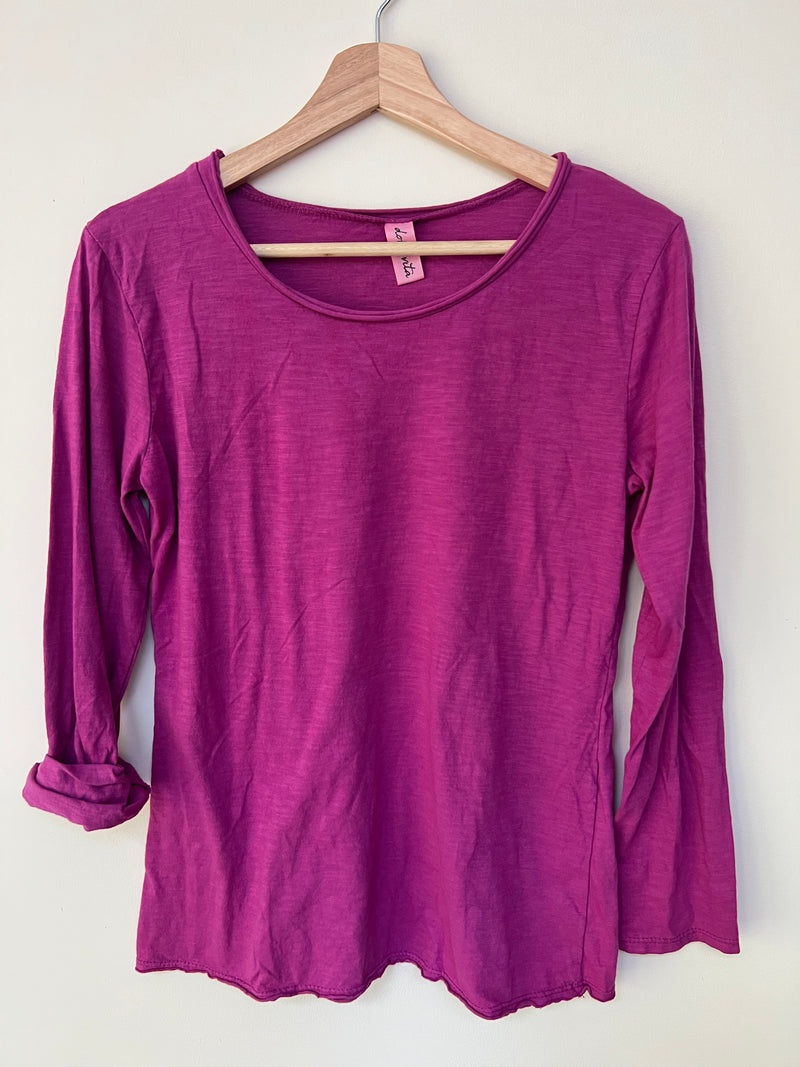Strati cotton Long Sleeve Top