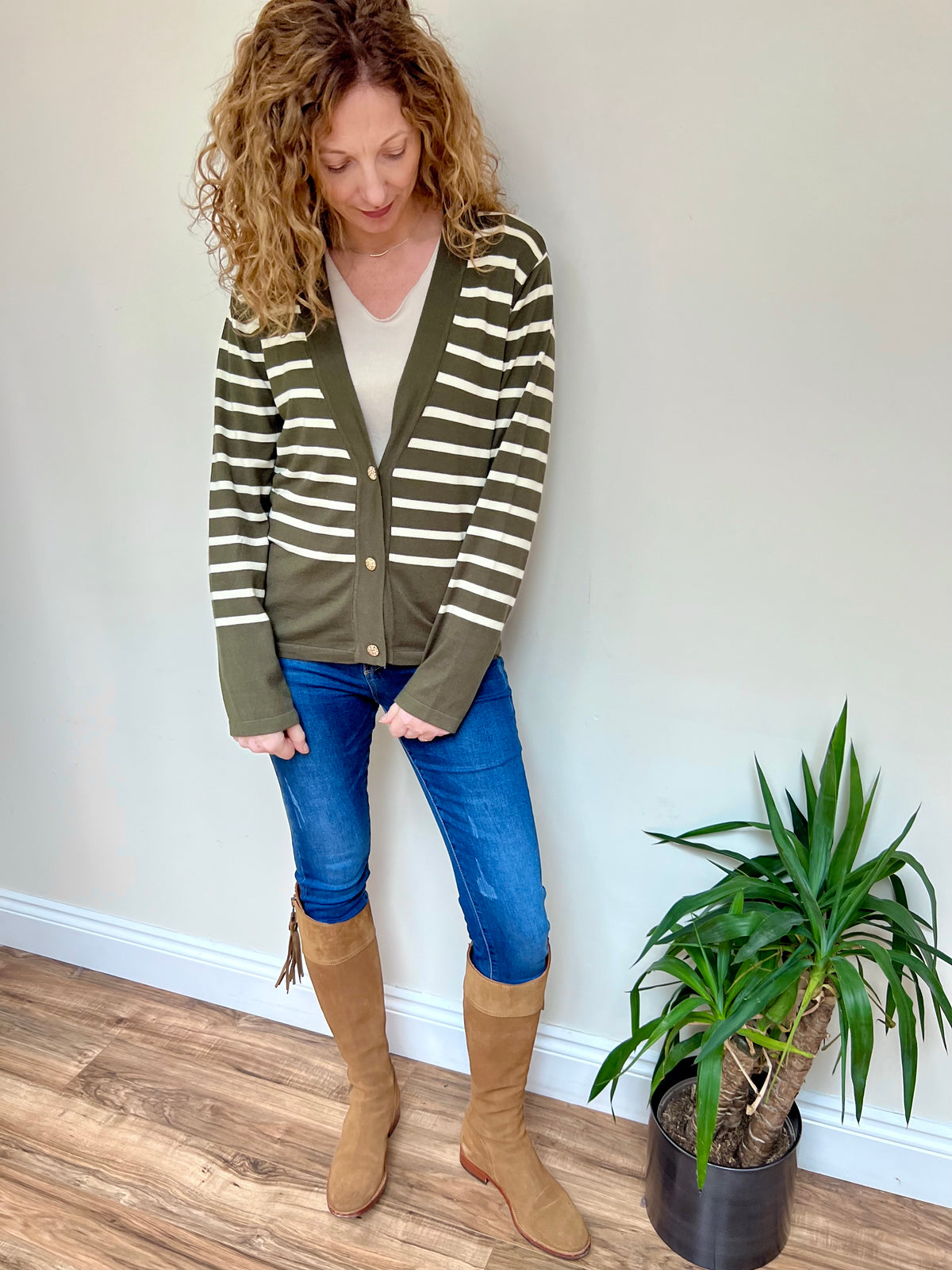 Laira Striped Cardi Laira Striped Cardi