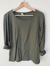 Strati cotton Long Sleeve Top