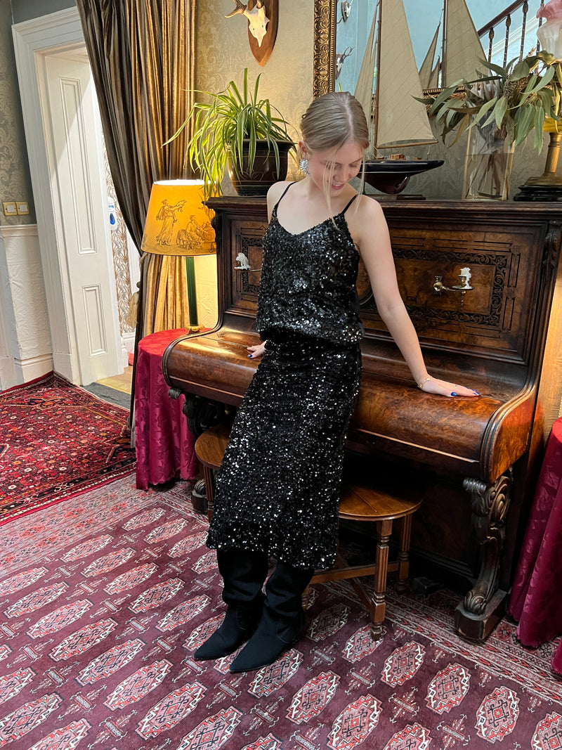 Conti Sequins Skirt