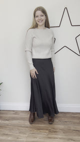Conti Satin Skirt